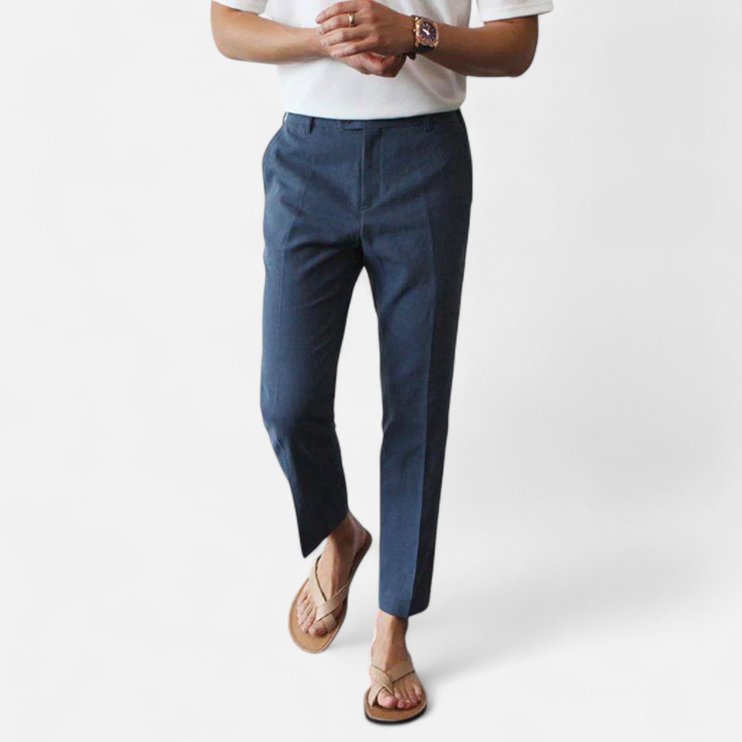 Eliaro Moda | Pantalones de Lino para Hombre – Silueta Atemporal con Estética Old Money y Frescura Natural