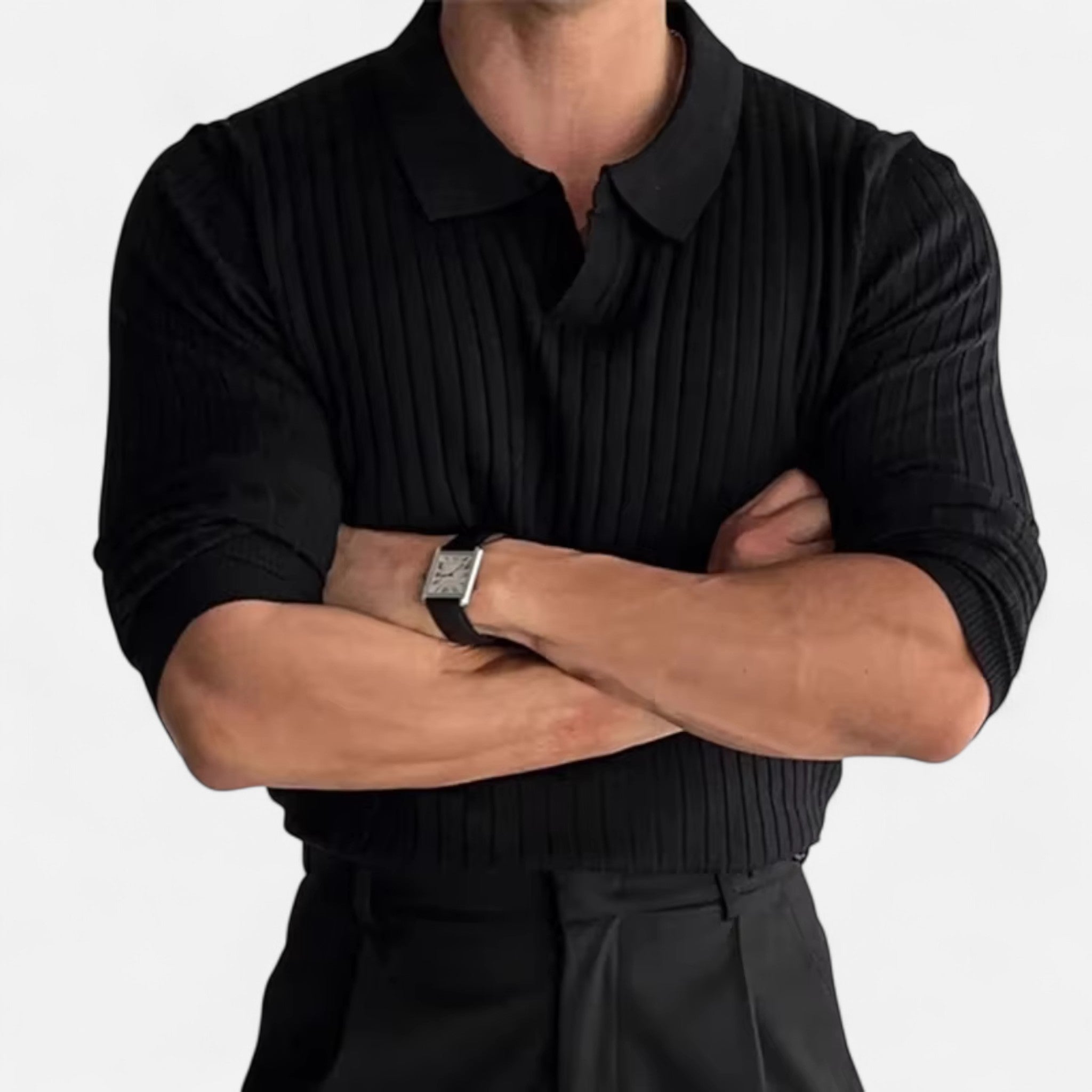 Eliaro Moda | Camisa Polo Hombre Elegancia Clásica en Punto Ligero
