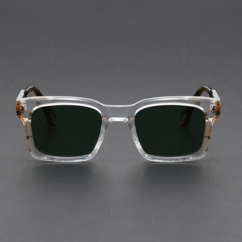 Ochelari de Soare Pătrați pentru Bărbați cu Ramă din Acetat și Lentile cu Protecție UV400