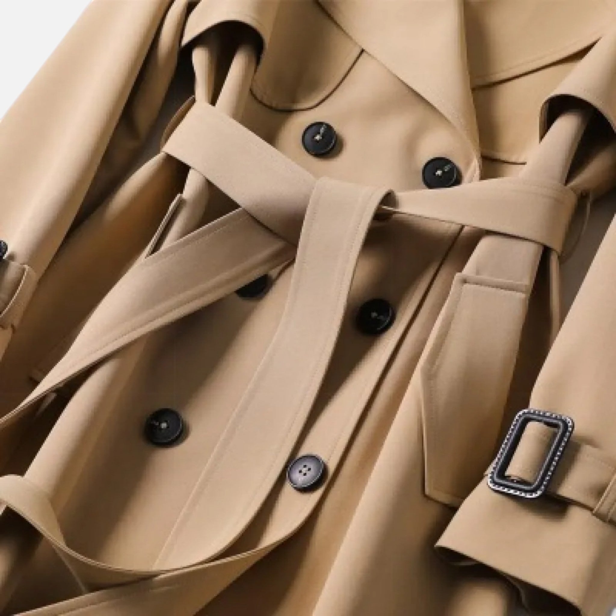 Eliaro Moda | Gabardina Vintage Mujer Corte Icónico Moderno