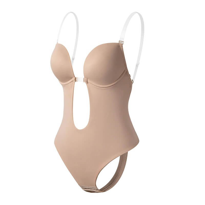 Body Moldeador Mujer Escote Profundo Ajustable