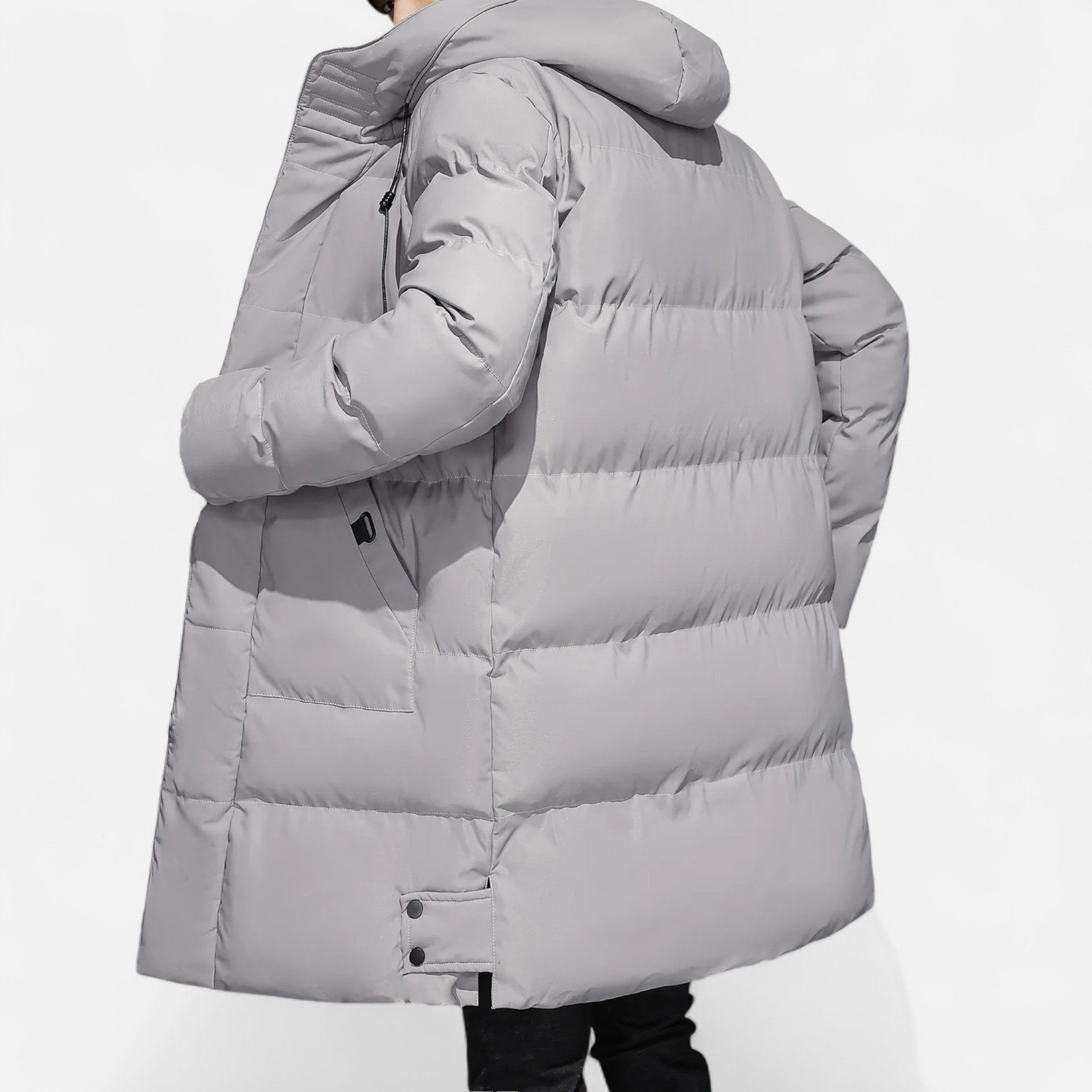 Eliaro Moda | Chaqueta Hombre Invierno Acolchada Larga con Capucha
