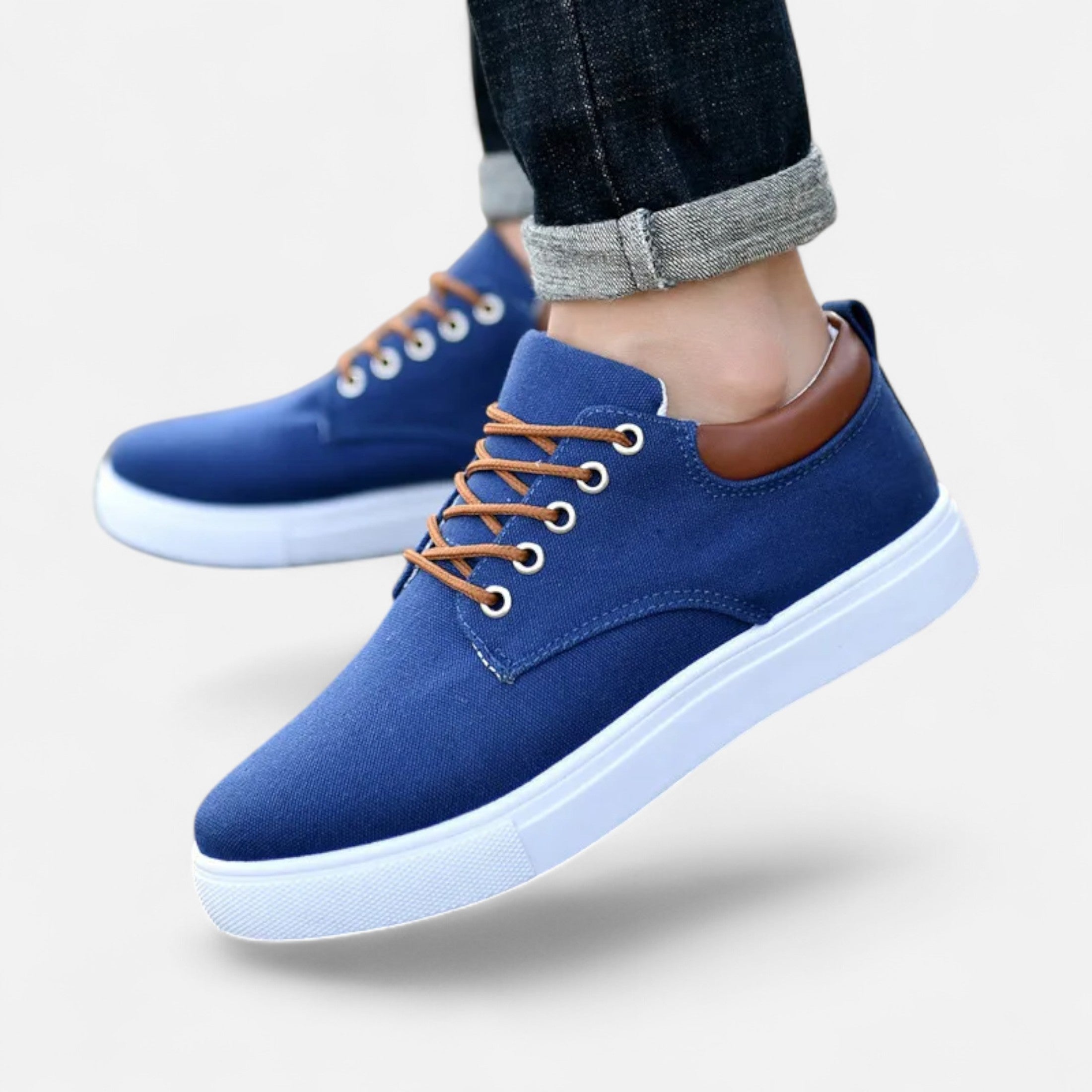 Eliaro Moda | Zapatillas Hombre Invierno Lona con Suela Blanca