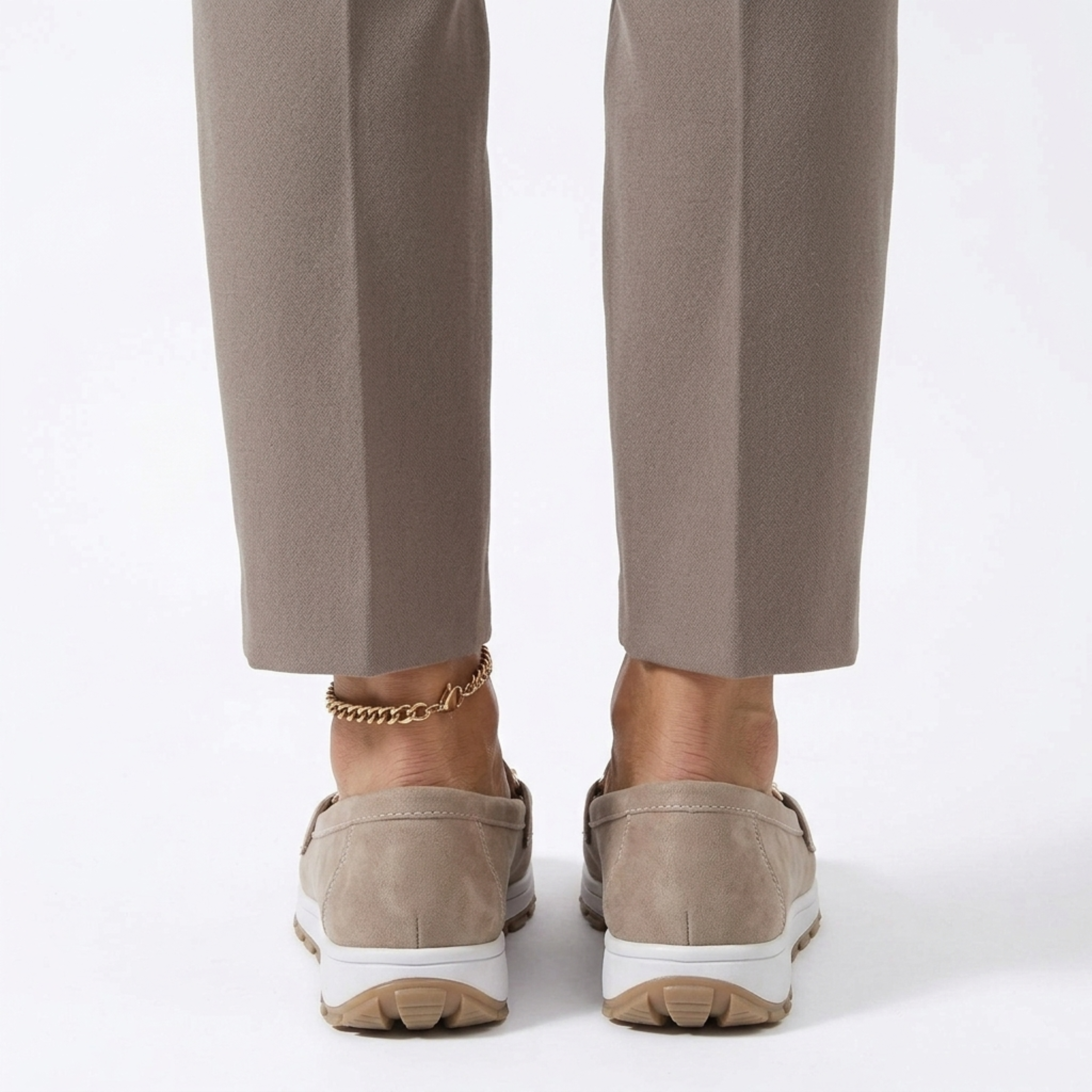 Mocassins femme plats — chaussures à boucle pour bureau