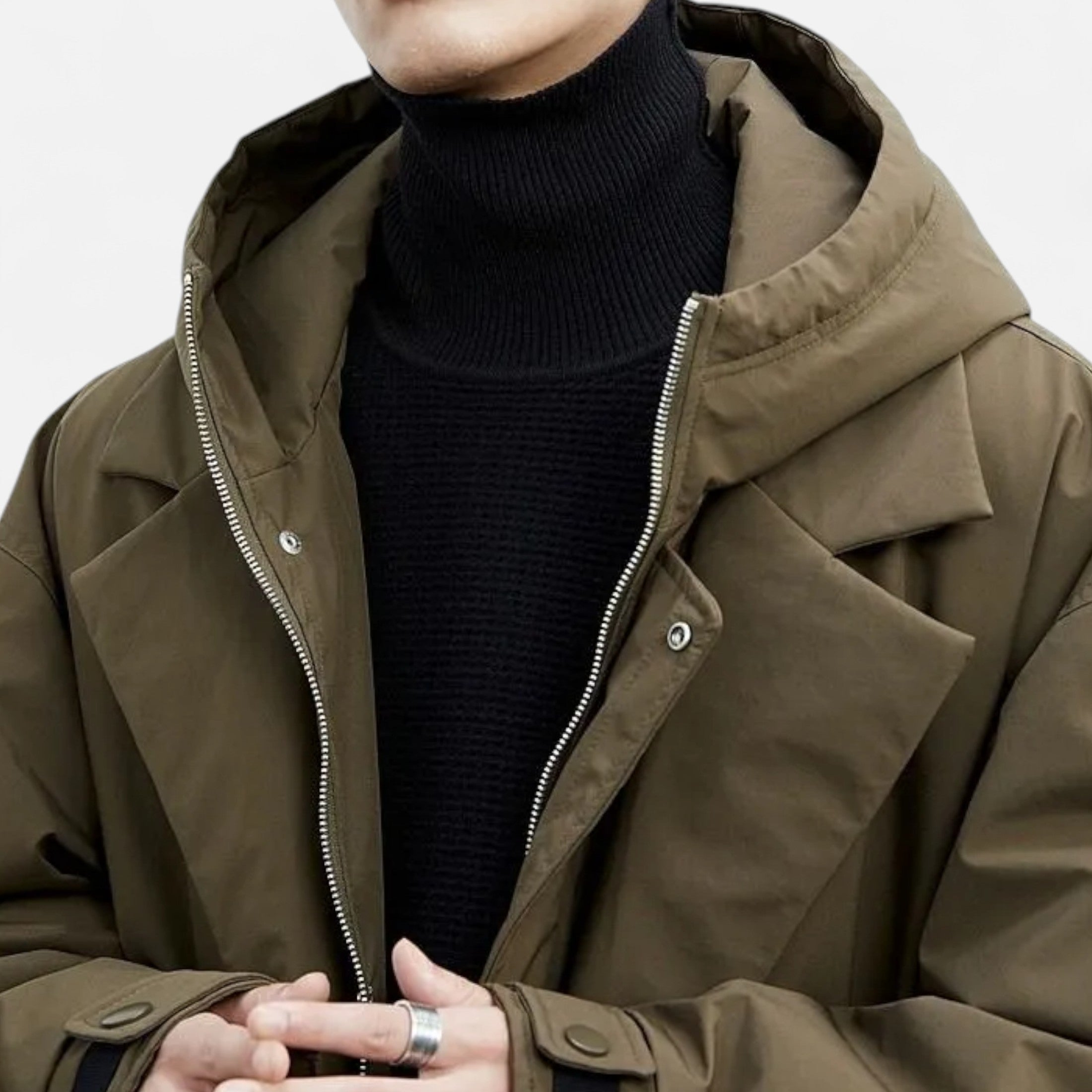 Eliaro Moda | Chaqueta Hombre Invierno Larga Impermeable