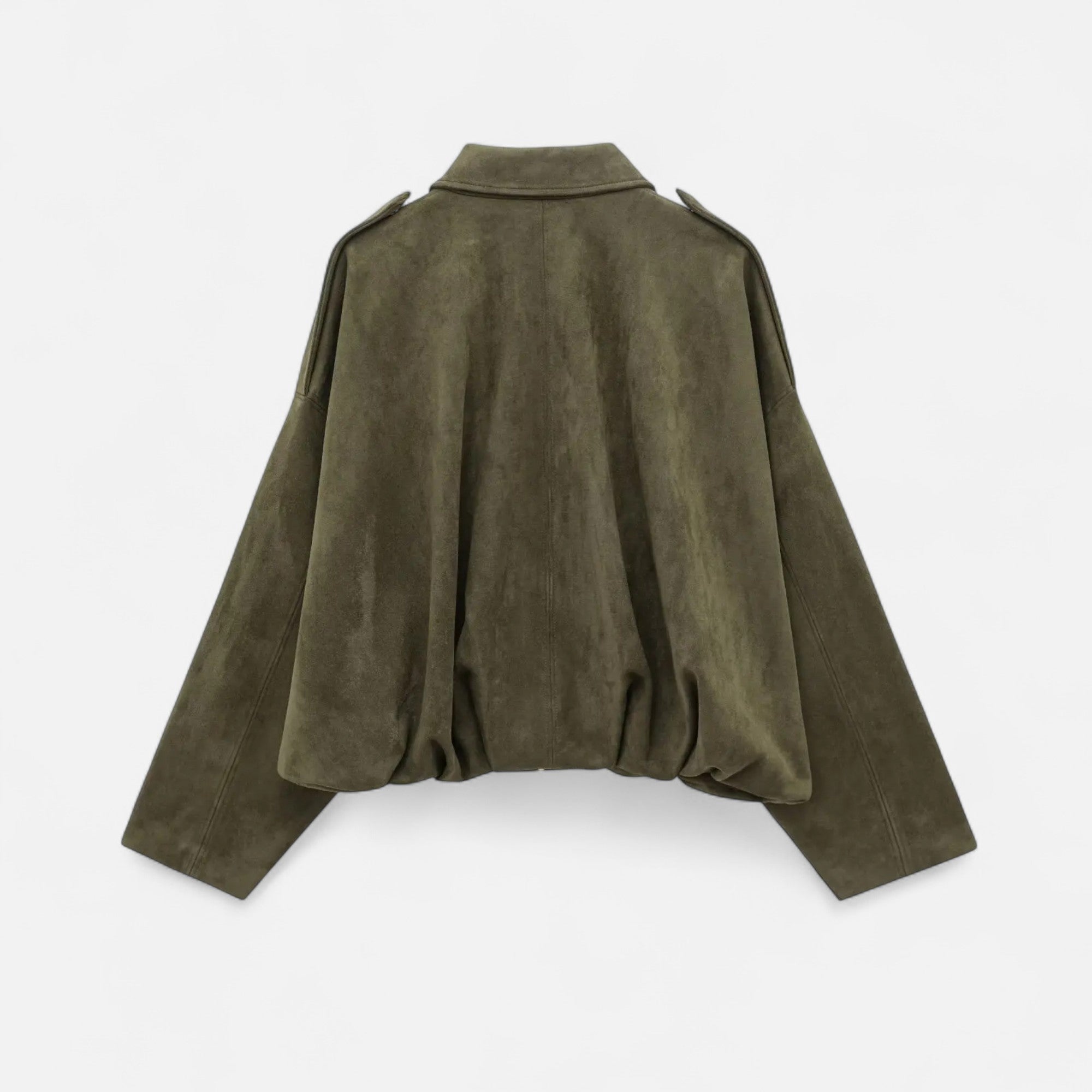 Eliaro Moda | Chaqueta de Gamuza Clásica Mujer con Solapa