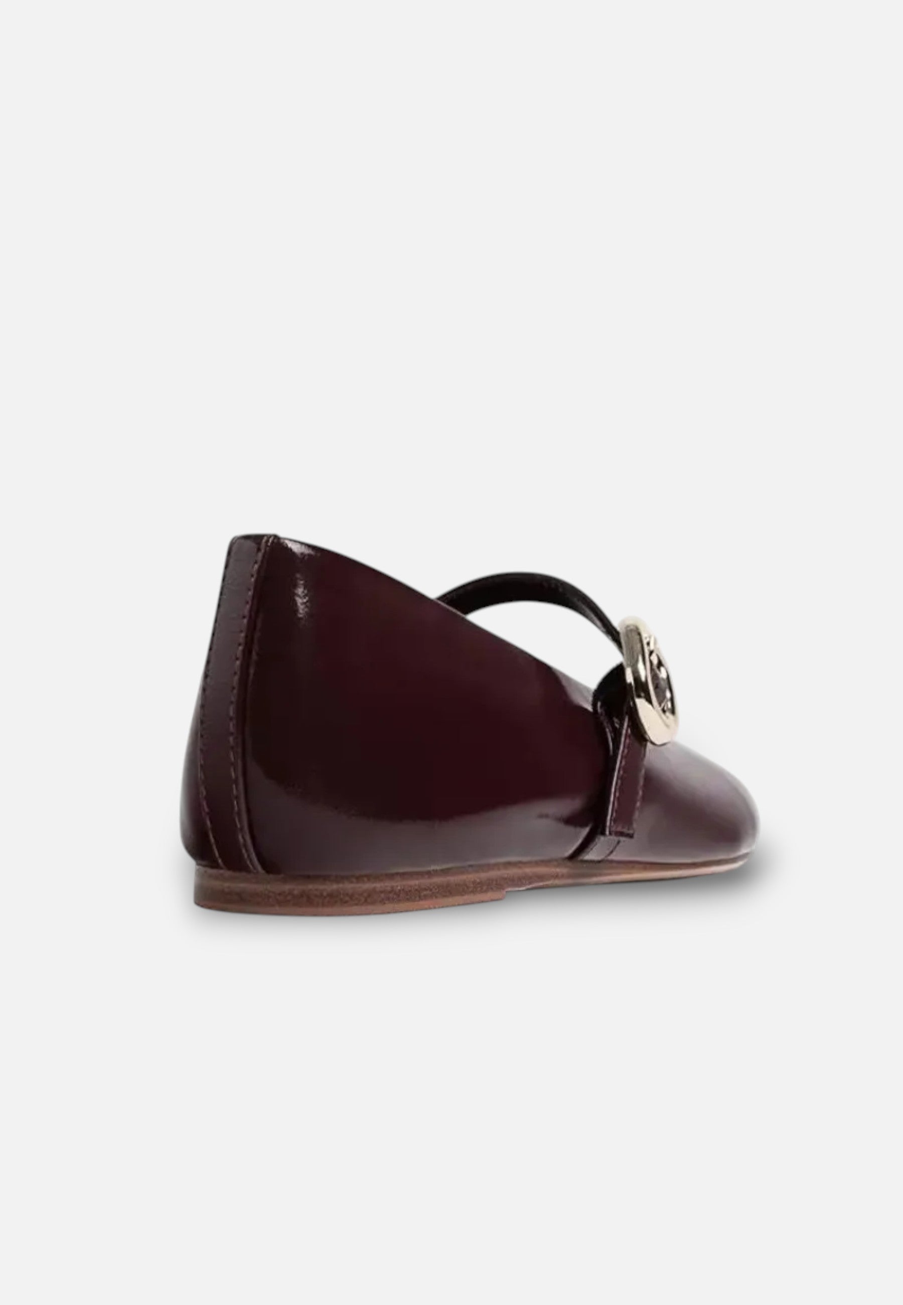 Chaussures Mary Jane en cuir synthétique avec bout carré et boucle pour femme