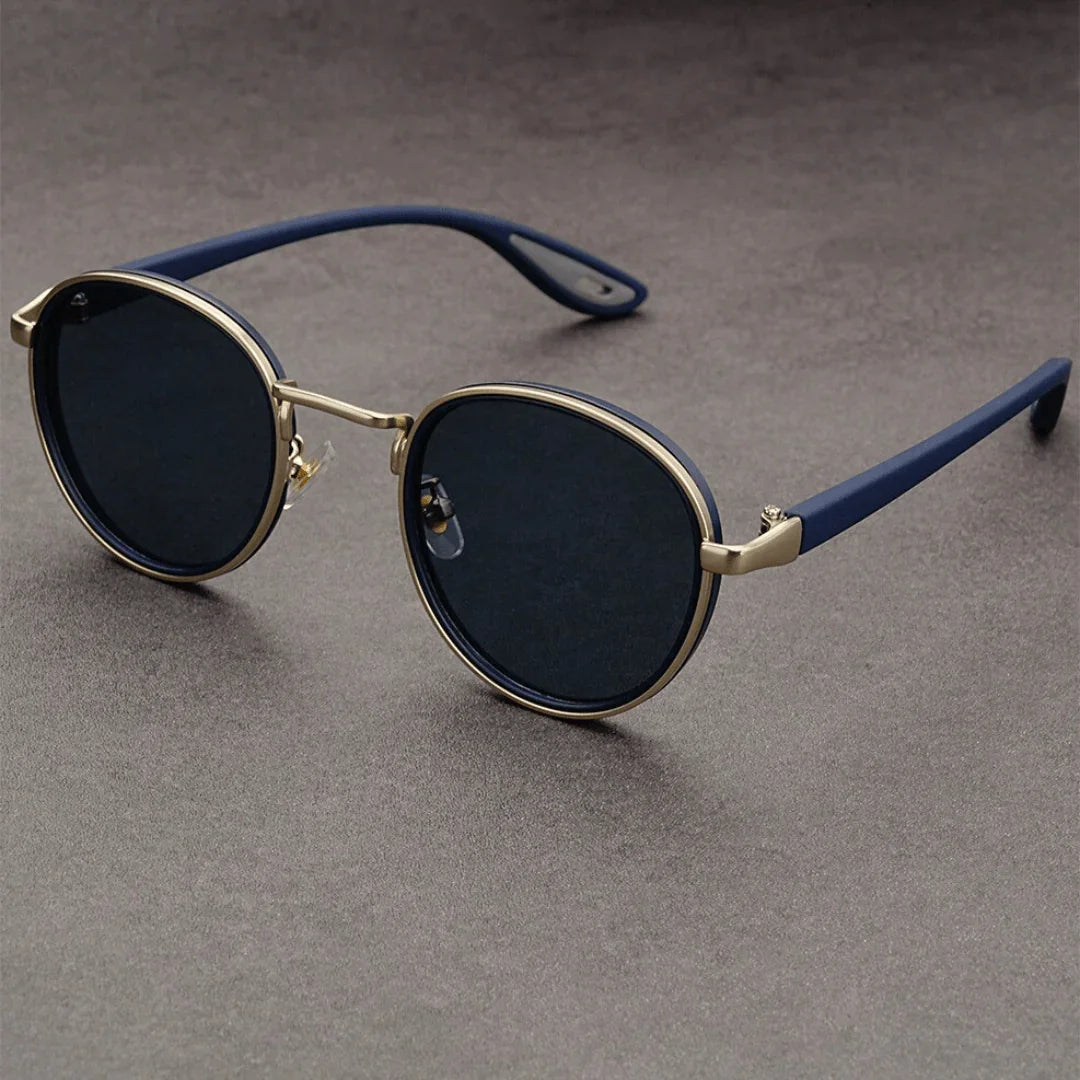 Occhiali da Sole Rotondi da Donna con Montatura in Policarbonato e Protezione UV400