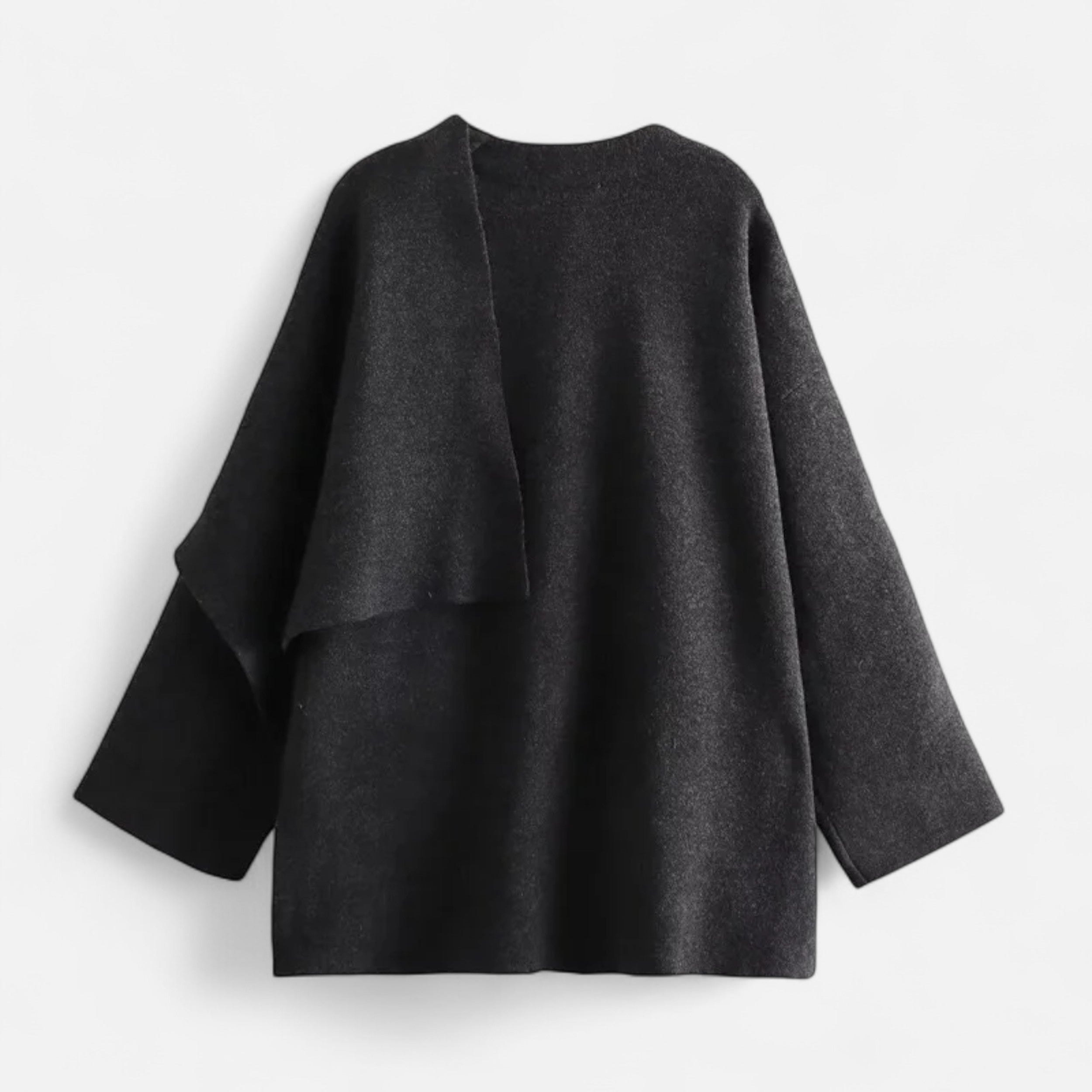 Eliaro Moda | Abrigo Mujer Invierno Acolchado con Bufanda Asimétrica