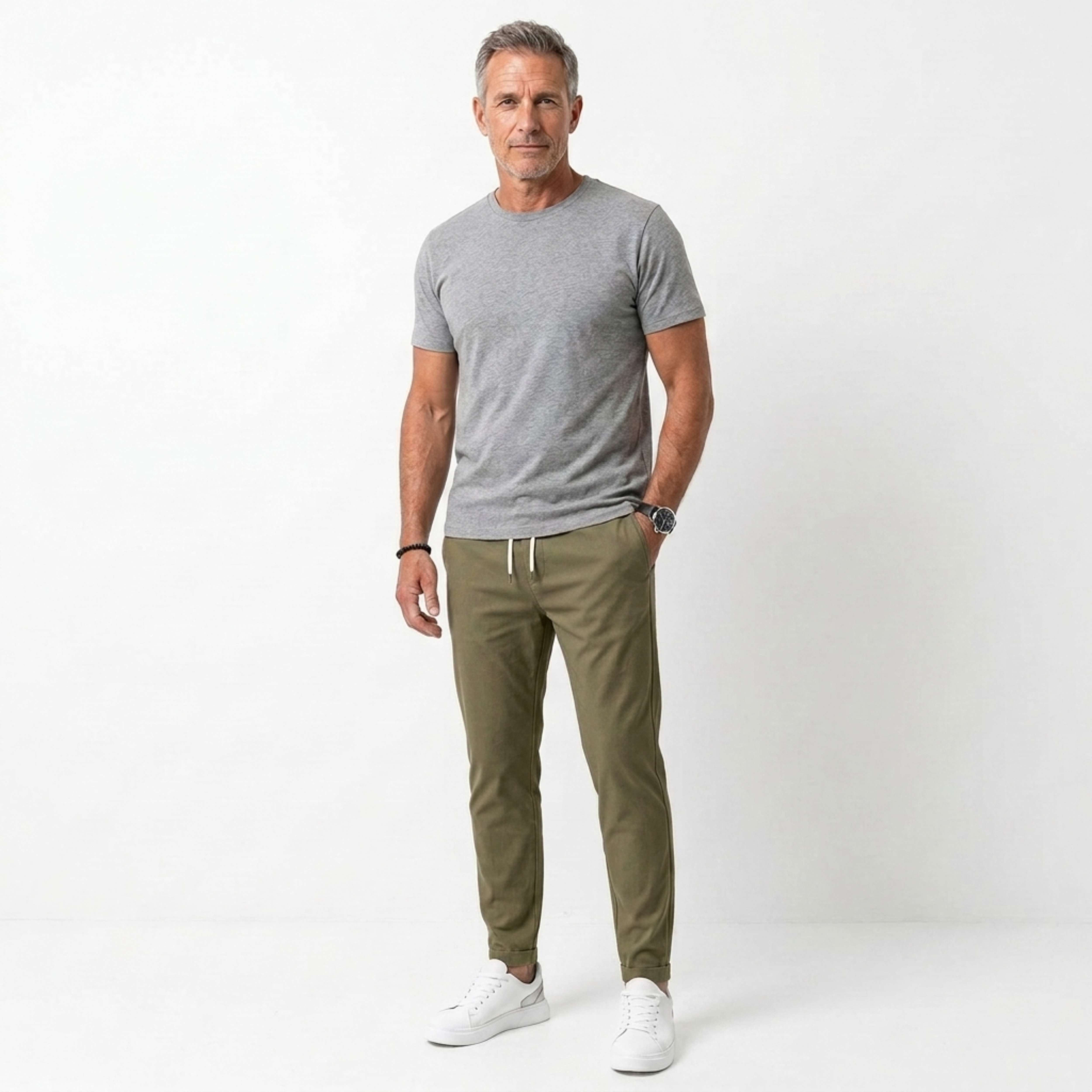 Pánské elastické kalhoty | slim fit střih pro každodenní nošení