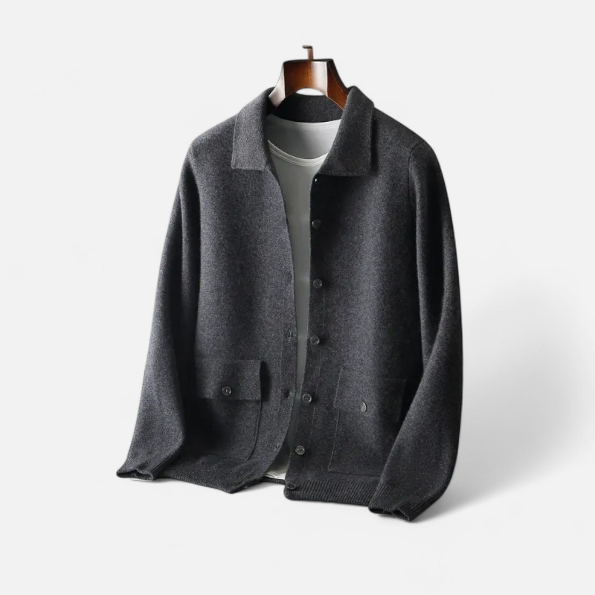 Eliaro Moda | Cárdigan Hombre Cachemira Clásico Corte Entallado