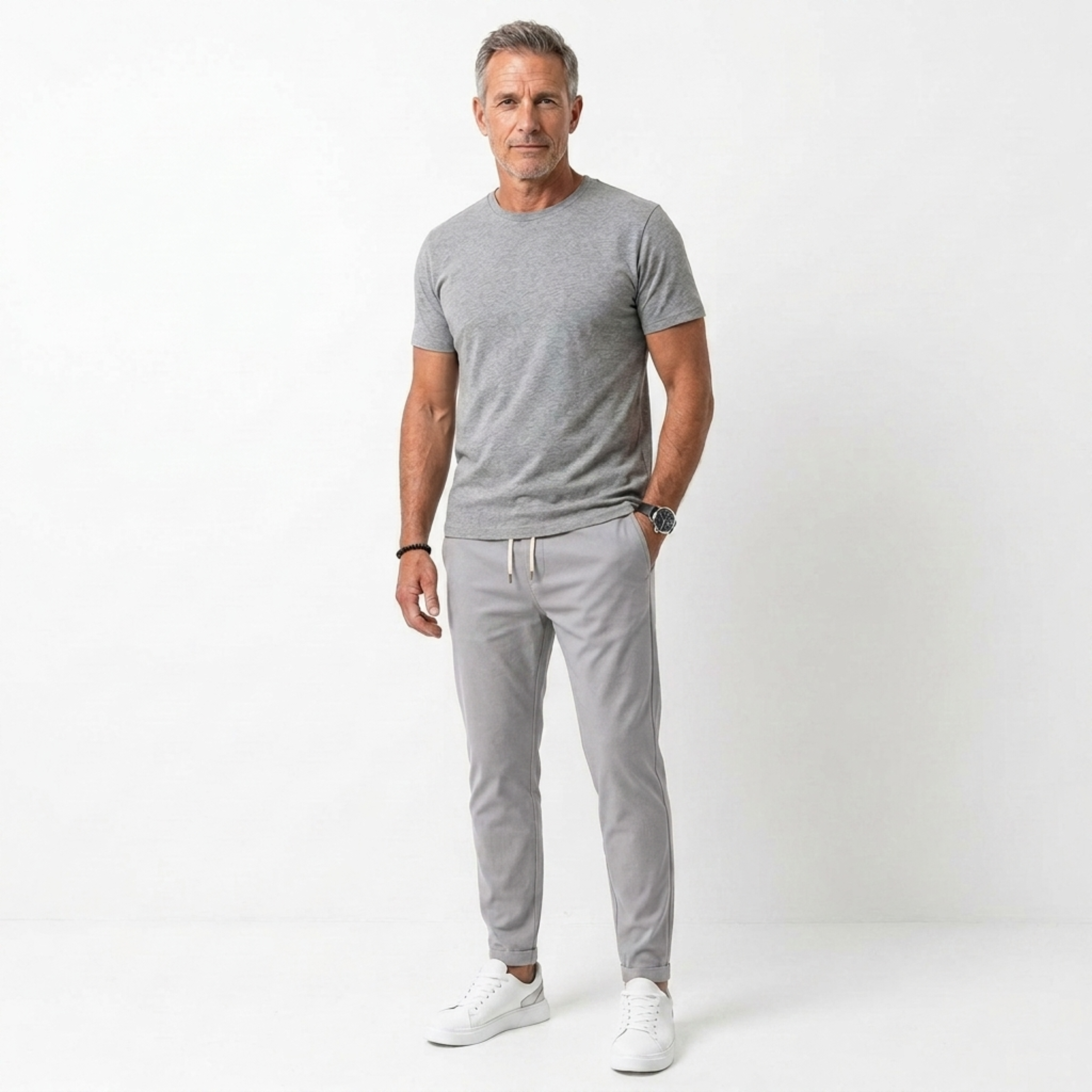Pánské elastické kalhoty | slim fit střih pro každodenní nošení