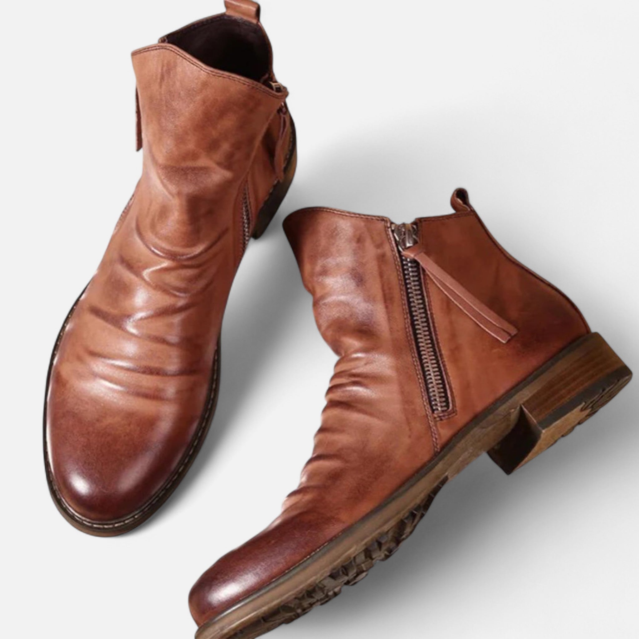 Eliaro Moda | Botas Hombre Elegantes con Cremallera Lateral