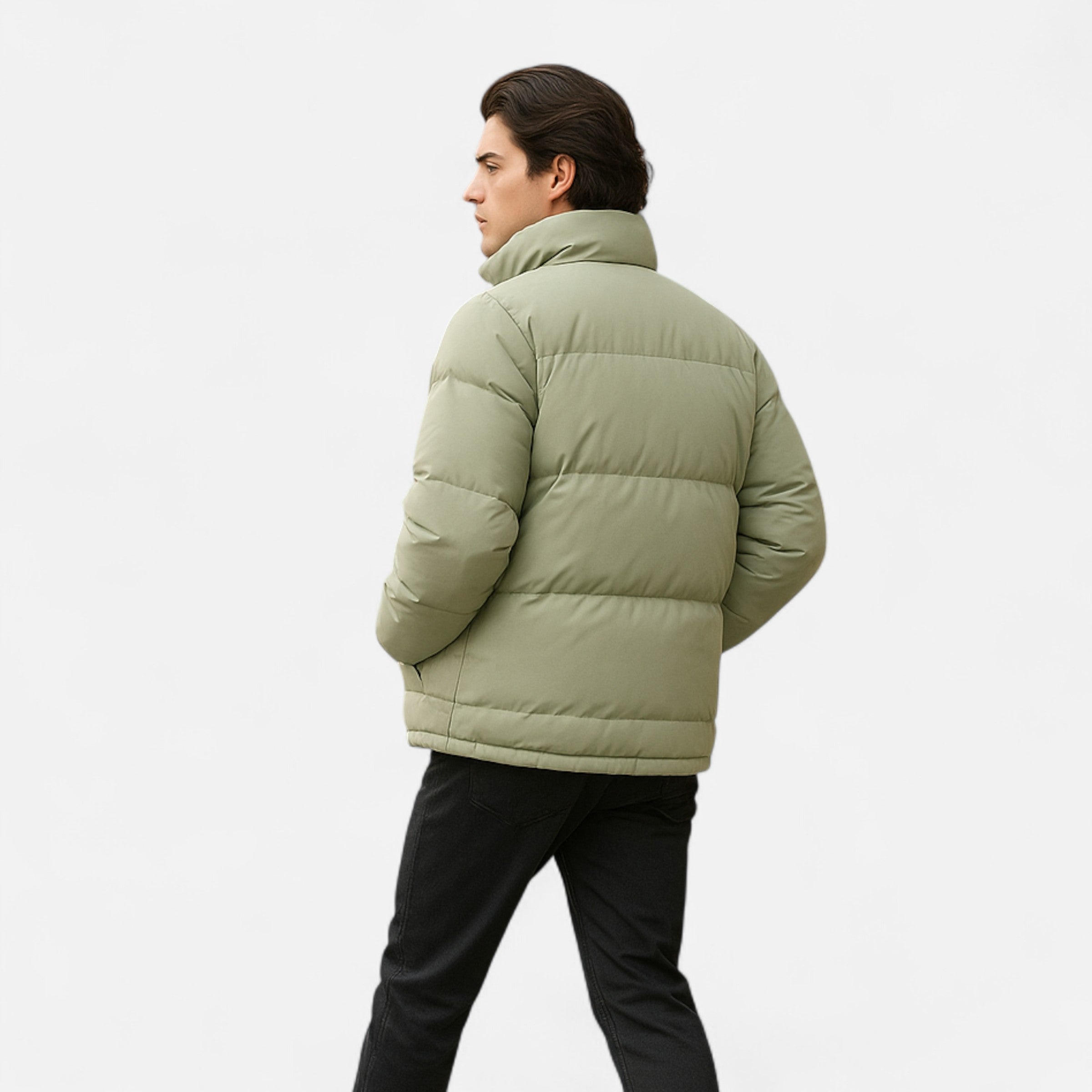 Eliaro Moda | Chaqueta Acolchada Hombre Plus Size Invierno Impermeable y Cálida