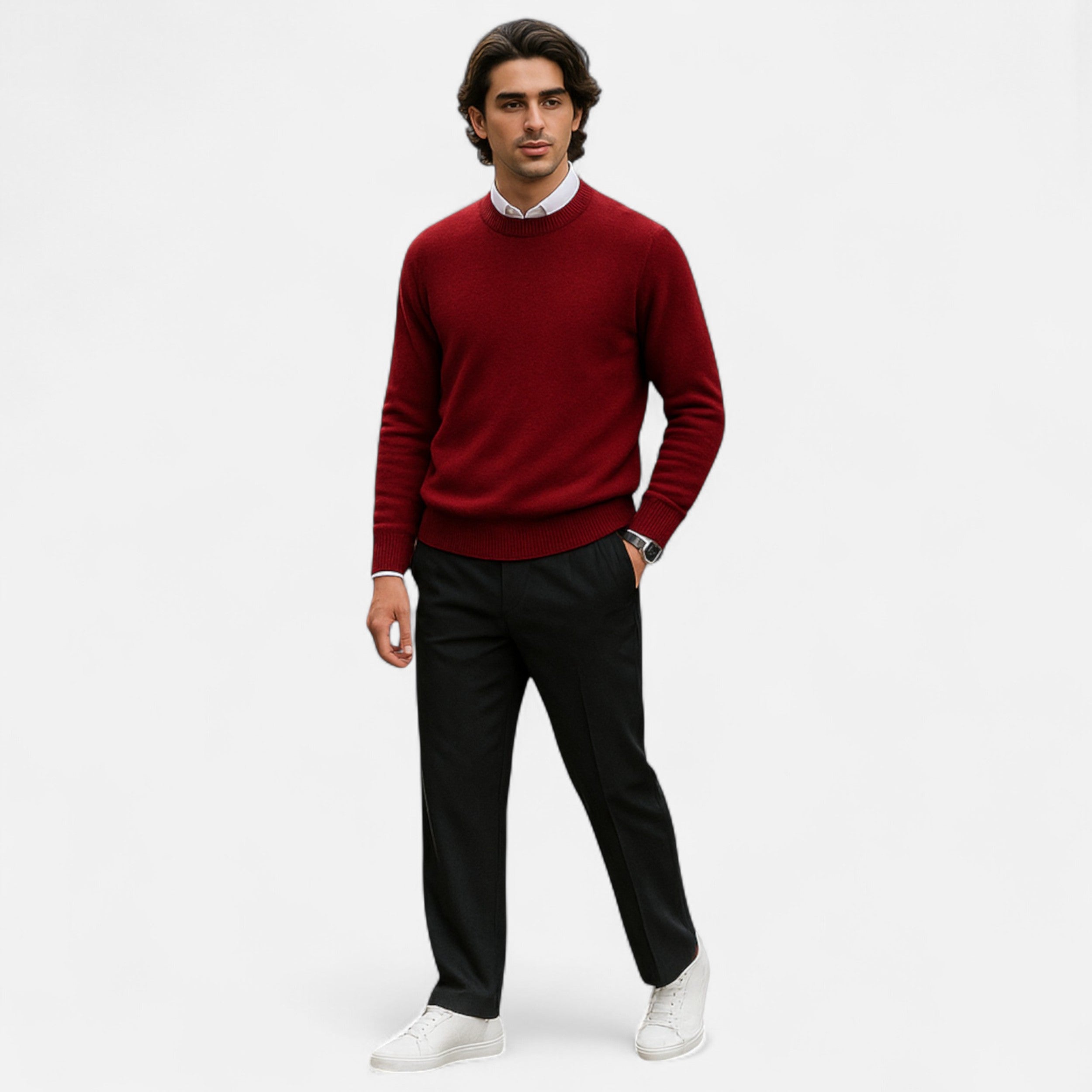 Eliaro Moda | Jersey Hombre Elegante Corte Clásico Textura Fina