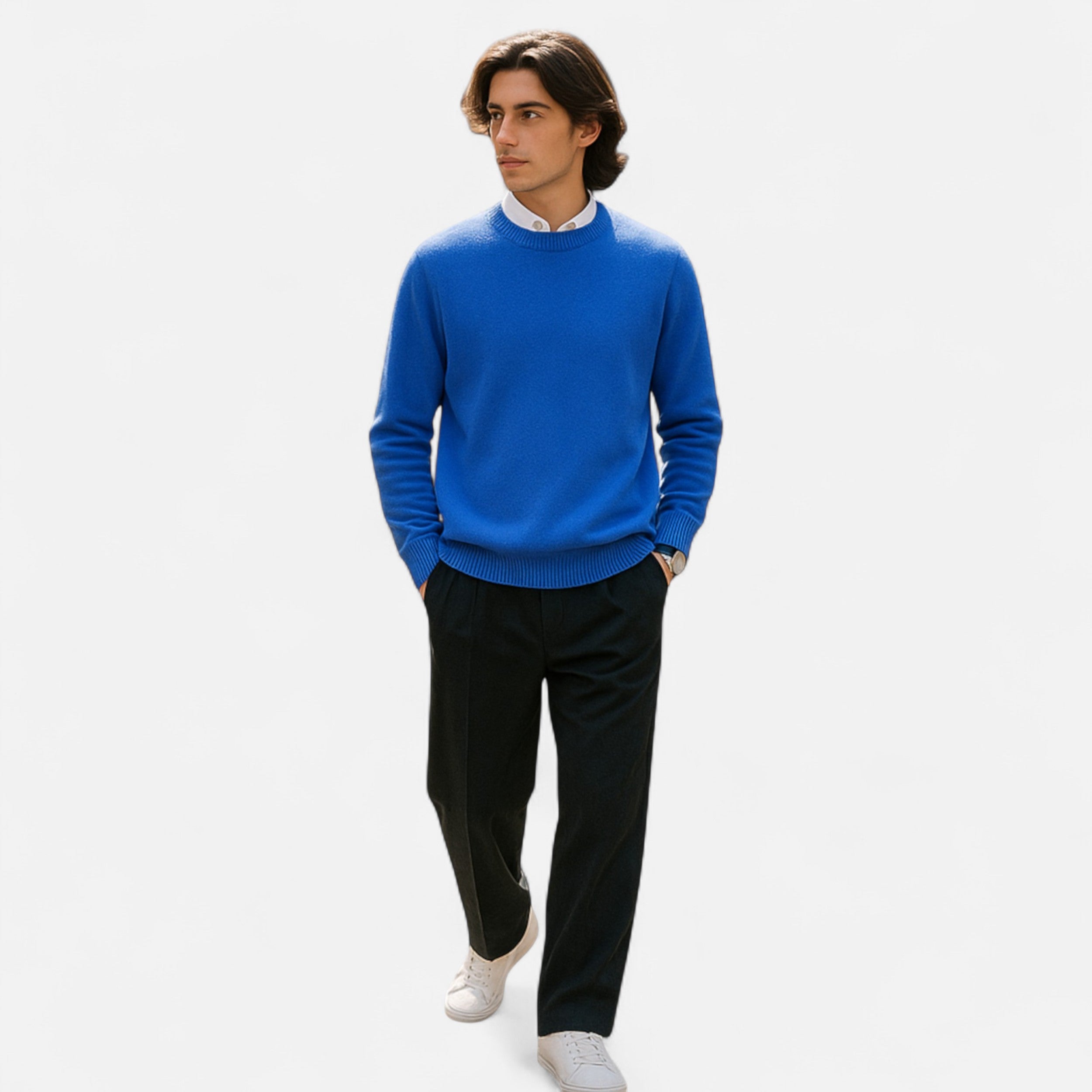 Eliaro Moda | Jersey Hombre Elegante Corte Clásico Textura Fina