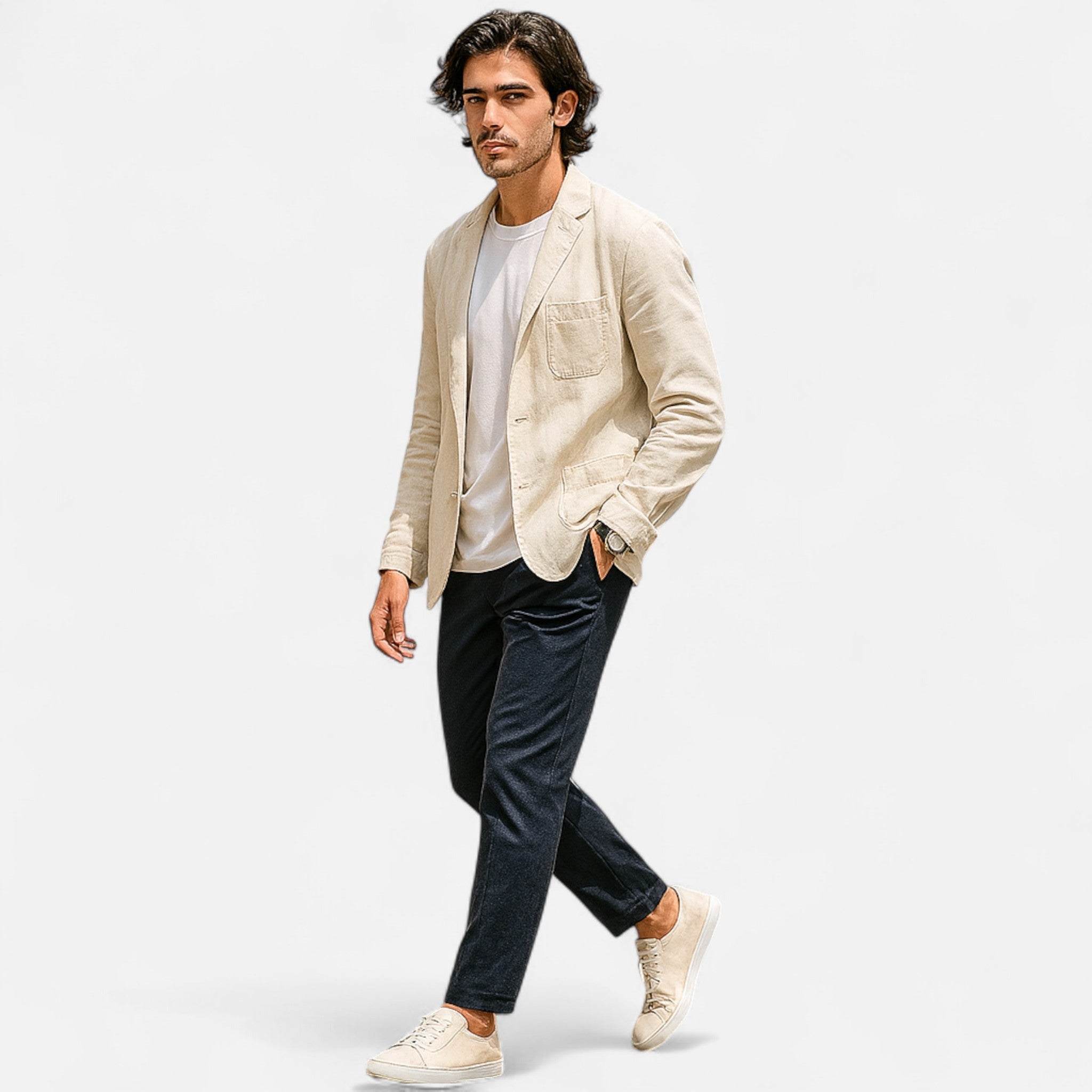 Eliaro Moda | Blazer Casual Hombre Elegancia Atemporal en Lino