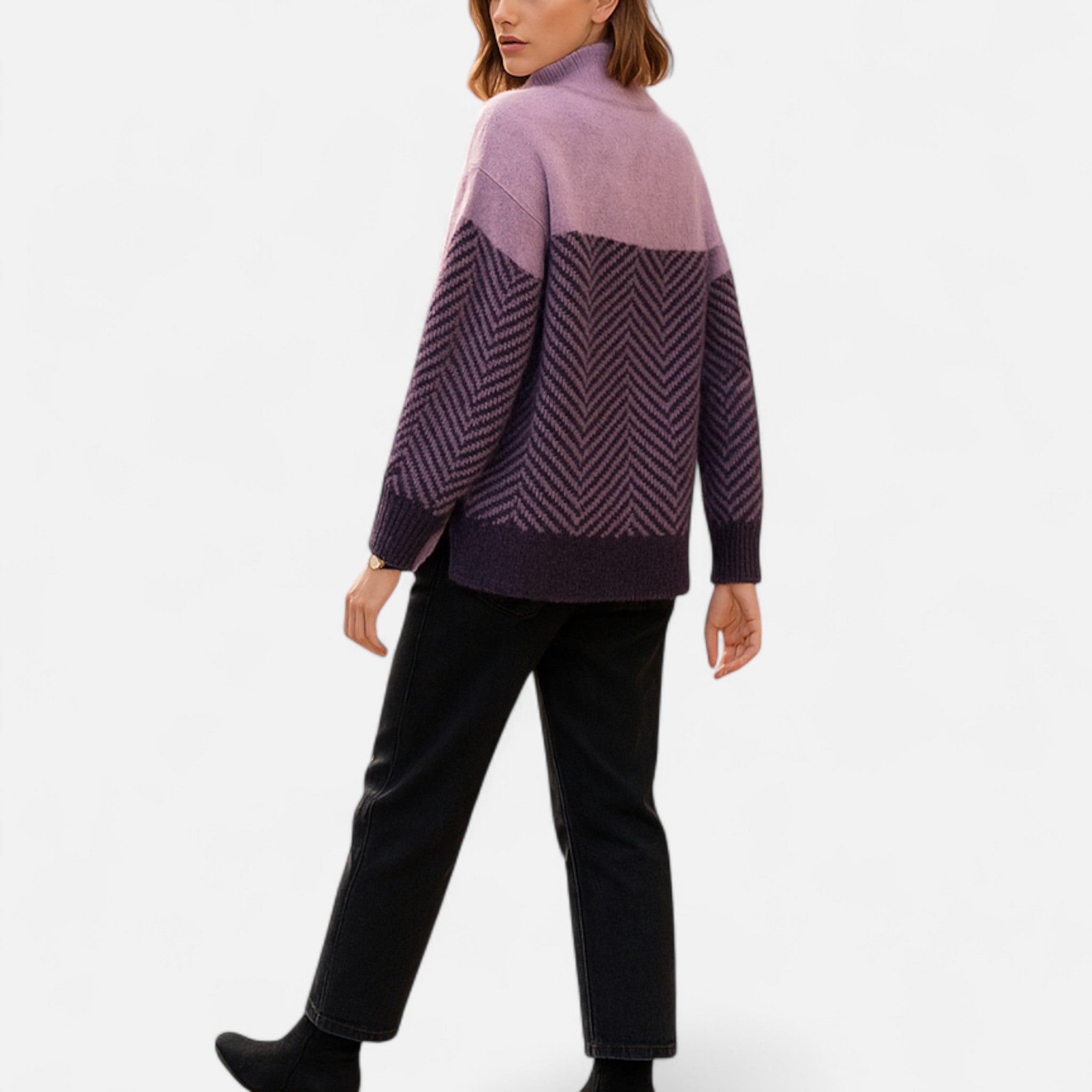 Eliaro Moda | Suéter Mujer Cuello Alto Cachemira Premium