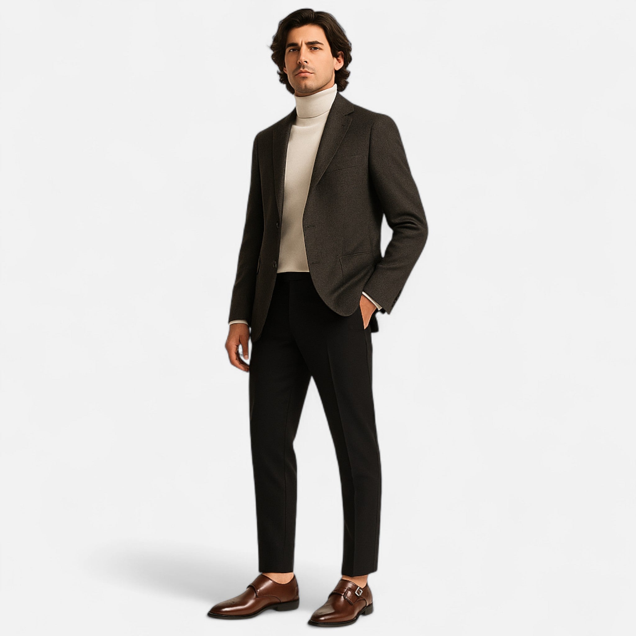 Eliaro Moda | Zapatos Monk Strap Hombre Ashford Puntera Perforada