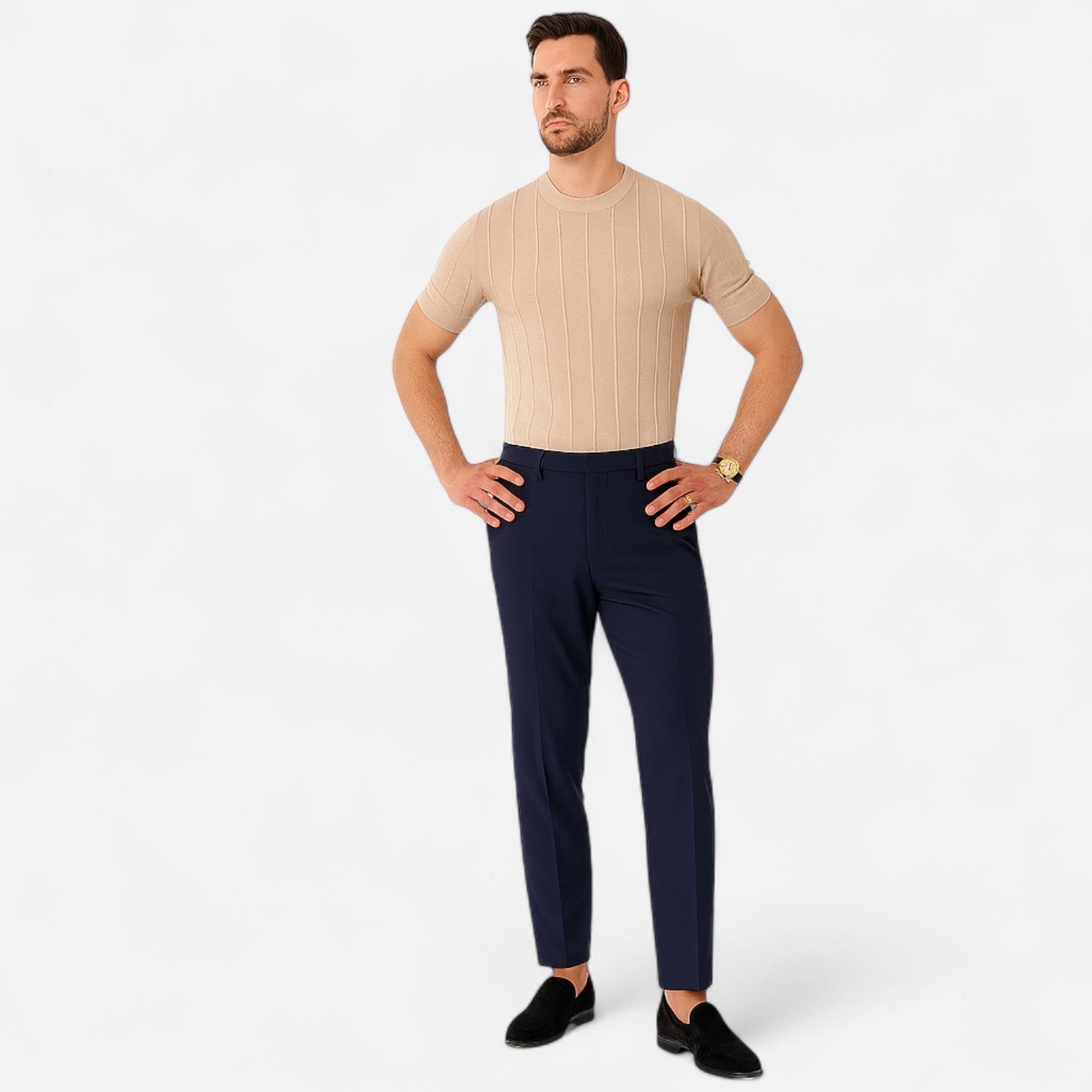 Eliaro Moda | Camiseta para Hombre Estilo Old Money – Lujo Discreto, Sofisticación Atemporal