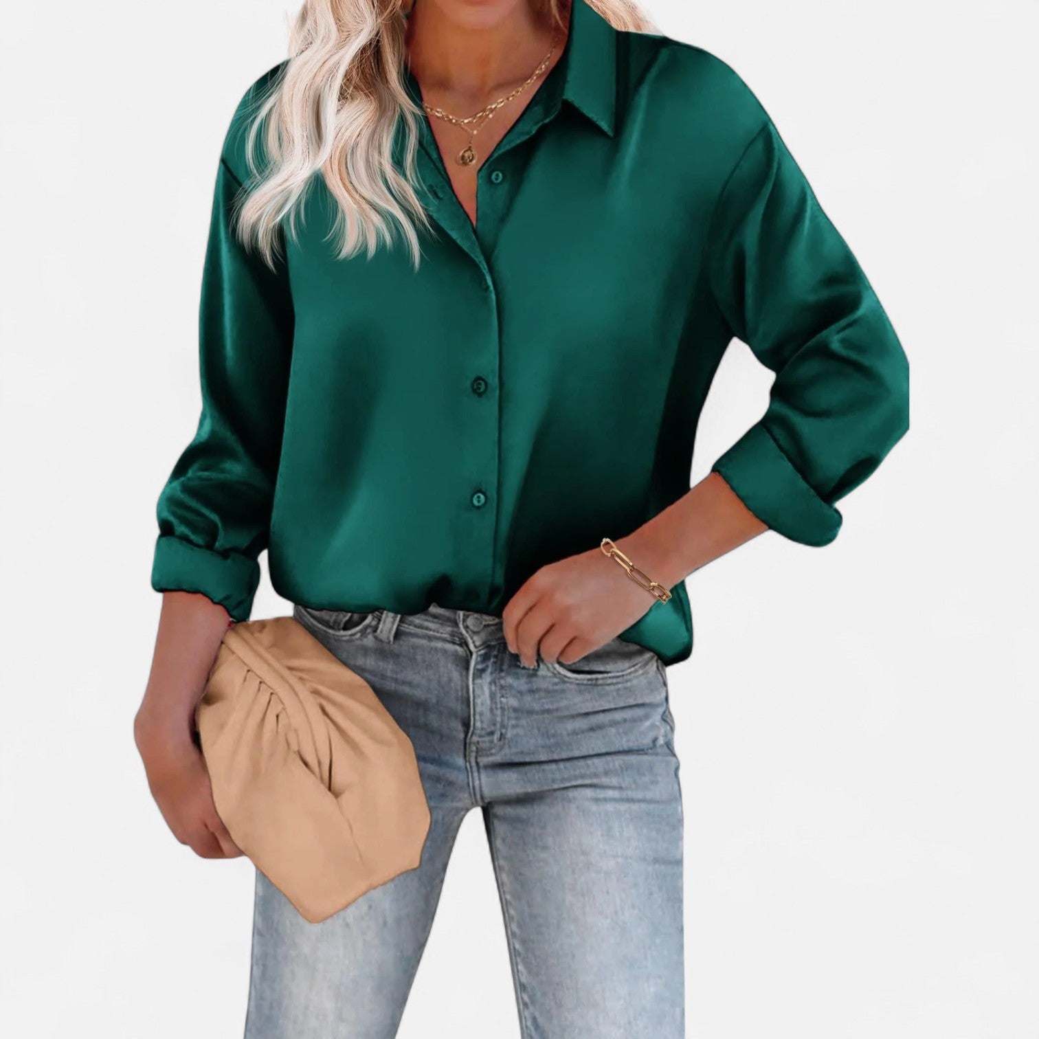 Eliaro Moda | Blusa de Mujer con Cuello Clásico y Silueta Fluida – Elegancia Atemporal, Comodidad Sofisticada