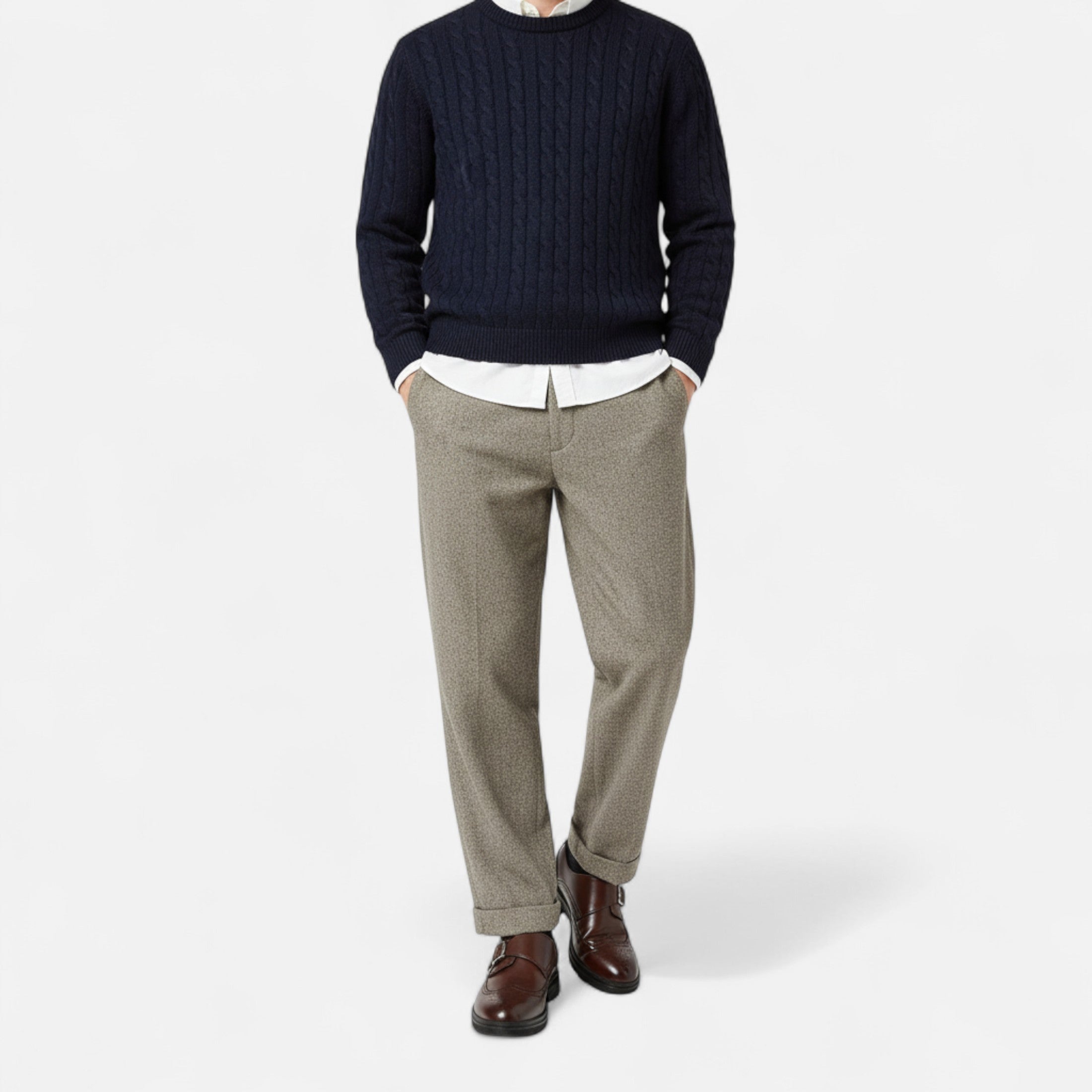 Eliaro Moda | Zapatos Oxford Hombre Monk Strap Brogue