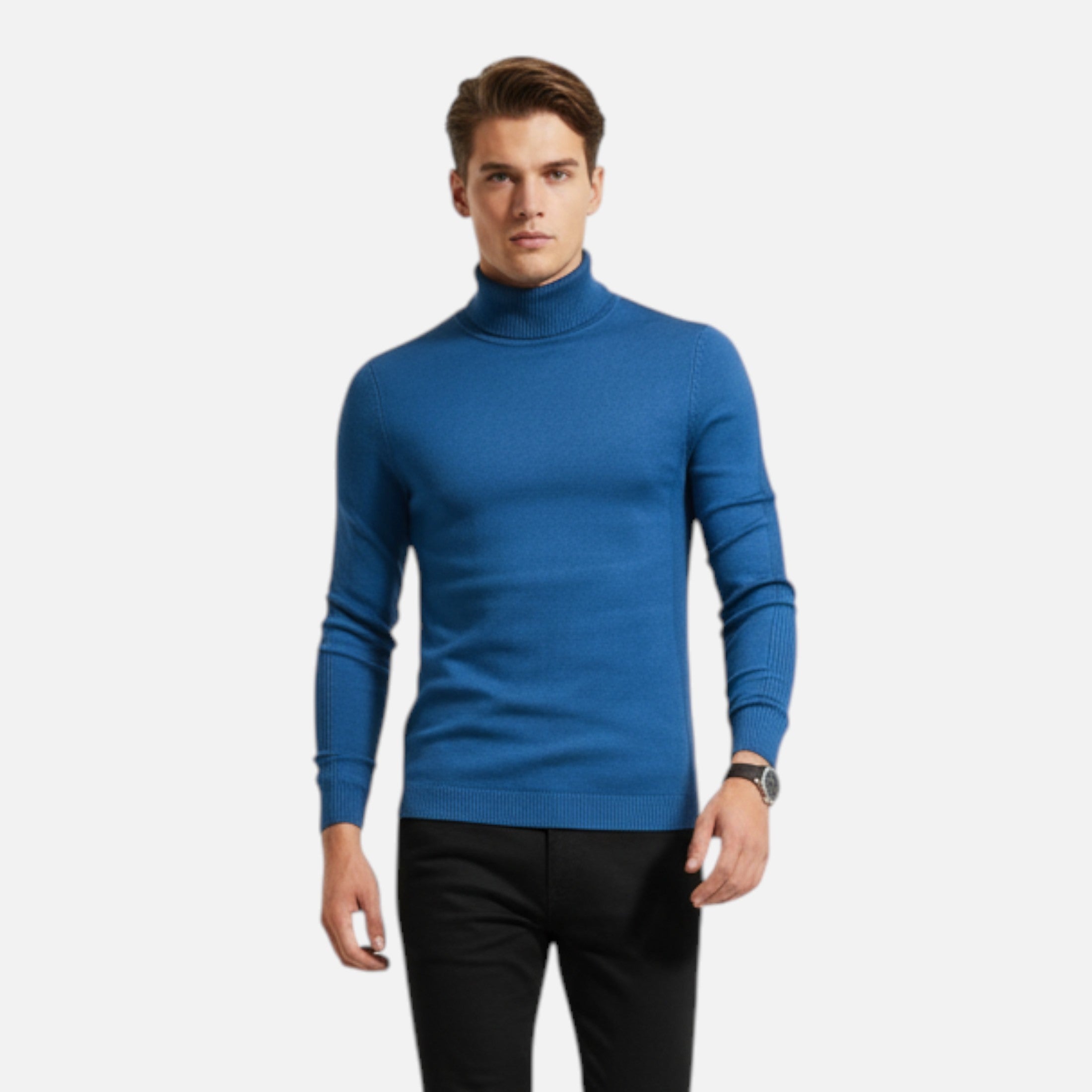 Eliaro Moda | Jersey de Cuello Alto Clásico para Hombre