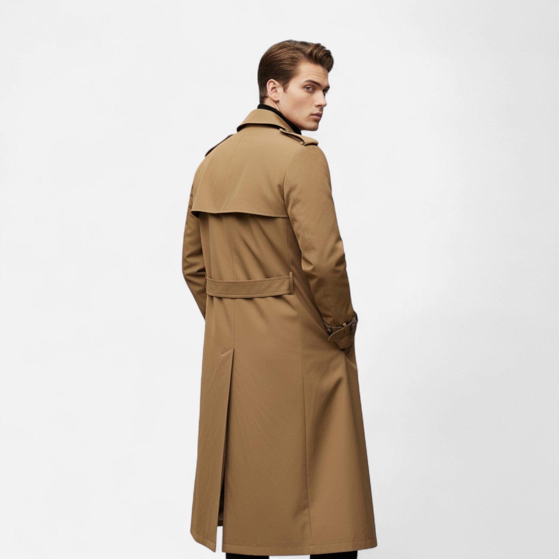 Eliaro Moda | Abrigo Trench Hombre Invierno Estilo Refinado