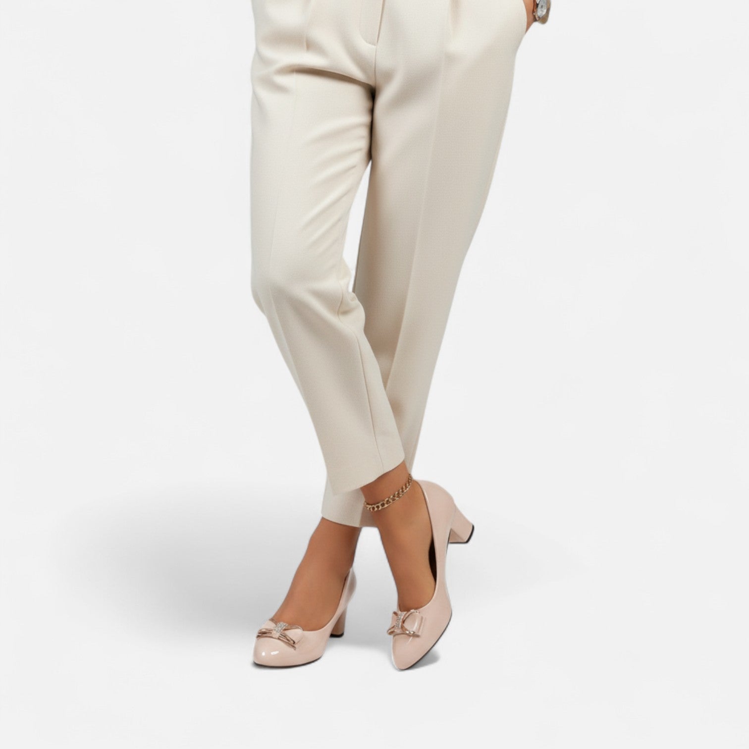 Eliaro Moda | Tacones Altos Lazo Cristal Mujer