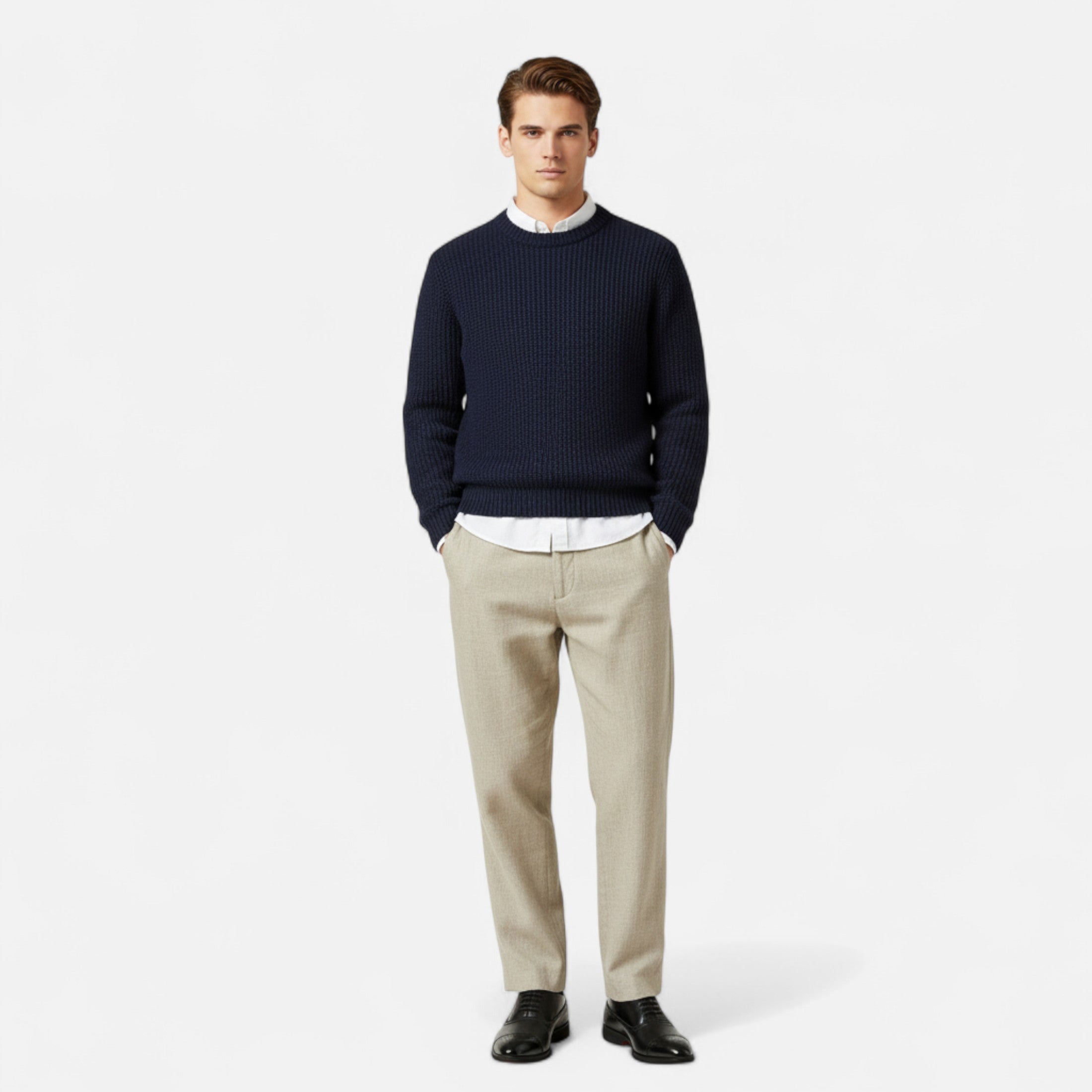 Eliaro Moda | Zapatos de Vestir Hombre Cordones Punta Estilizada