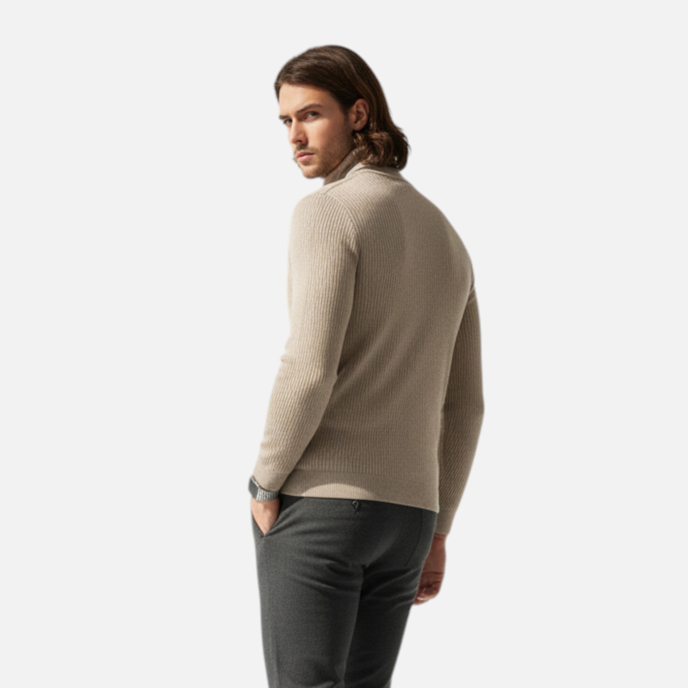 Eliaro Moda | Jersey de Cuello Alto Clásico para Hombre