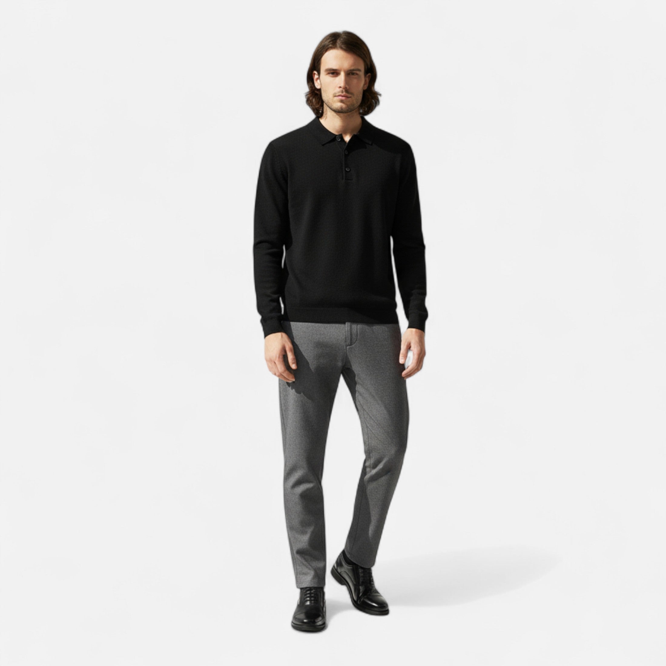 Eliaro Moda | Zapatos Casual de Negocios Hombre con Cordones Finos