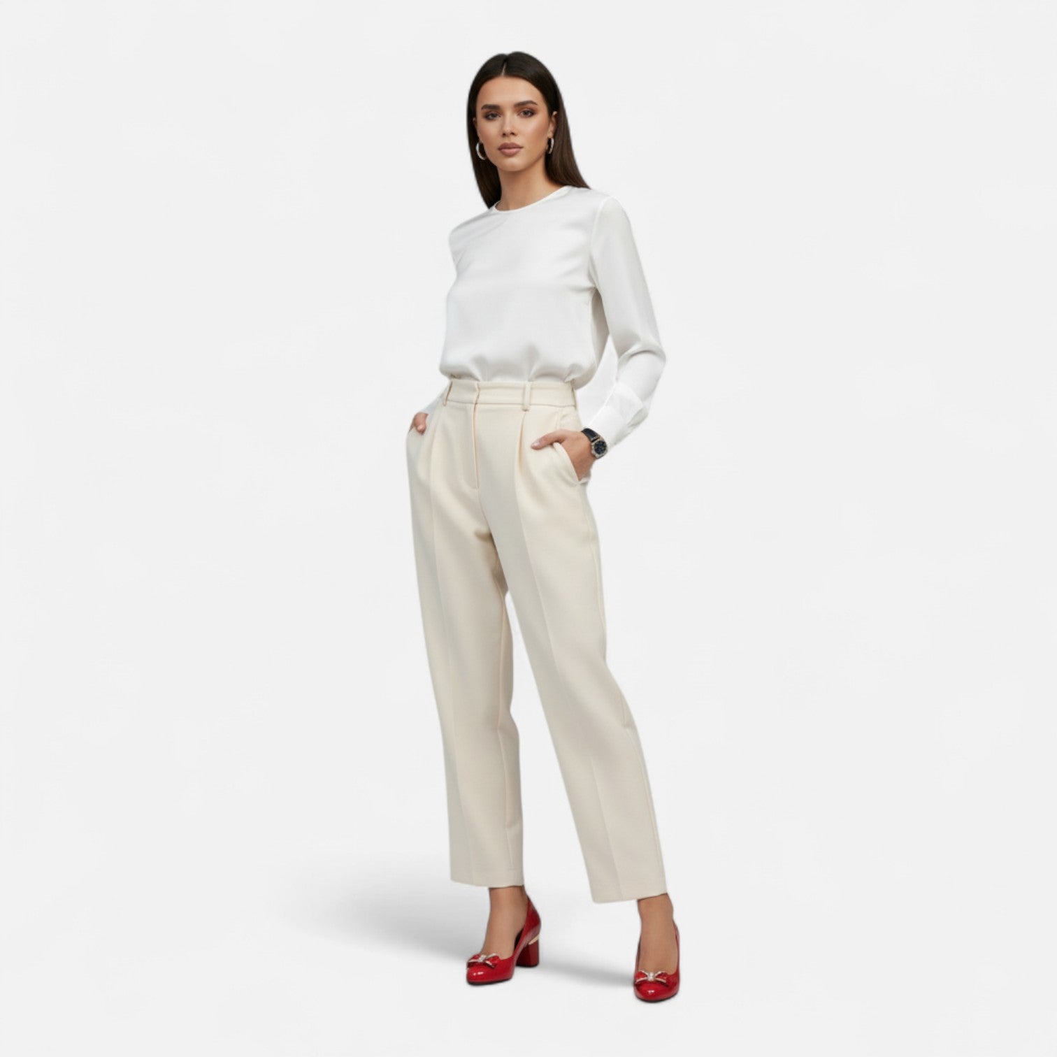 Eliaro Moda | Tacones Altos Lazo Cristal Mujer