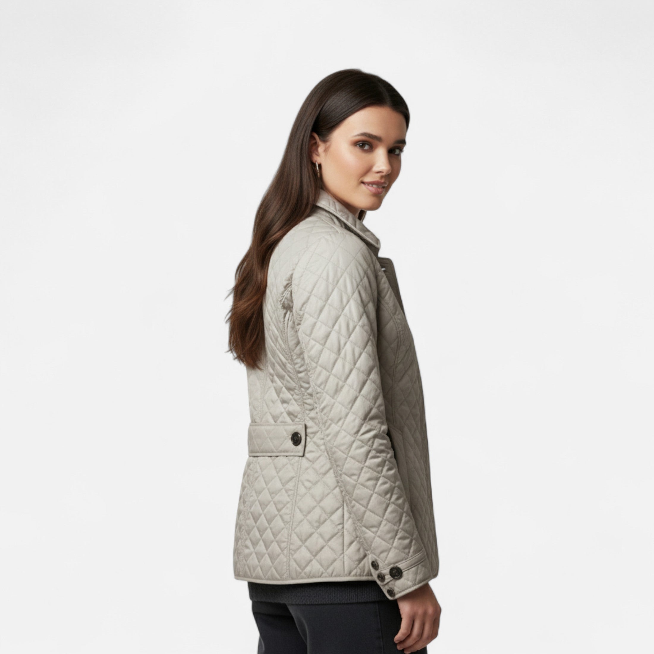 Eliaro Moda | Chaqueta Acolchada Mujer Cuello Solapa Elegante