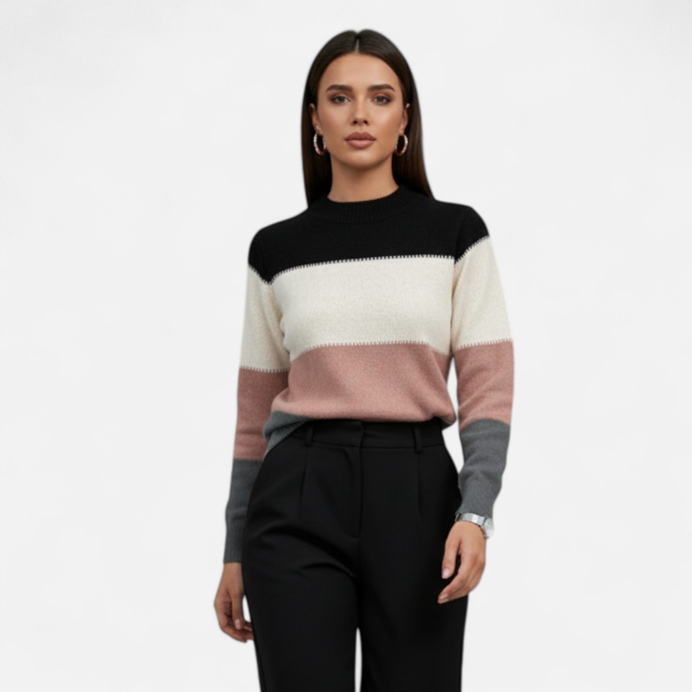 Eliaro Moda | Jersey de Cuello Alto Clásico para Mujer