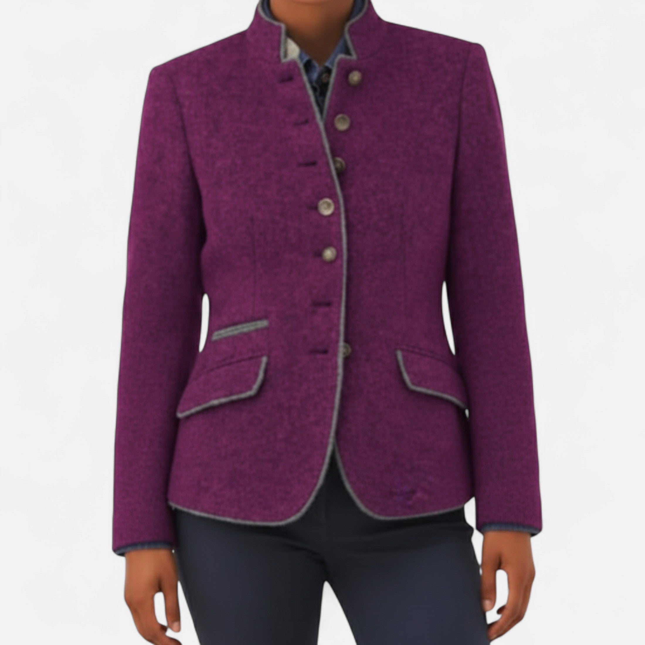 Eliaro Moda | Abrigo Mujer Invierno Lana Imitación Elegante