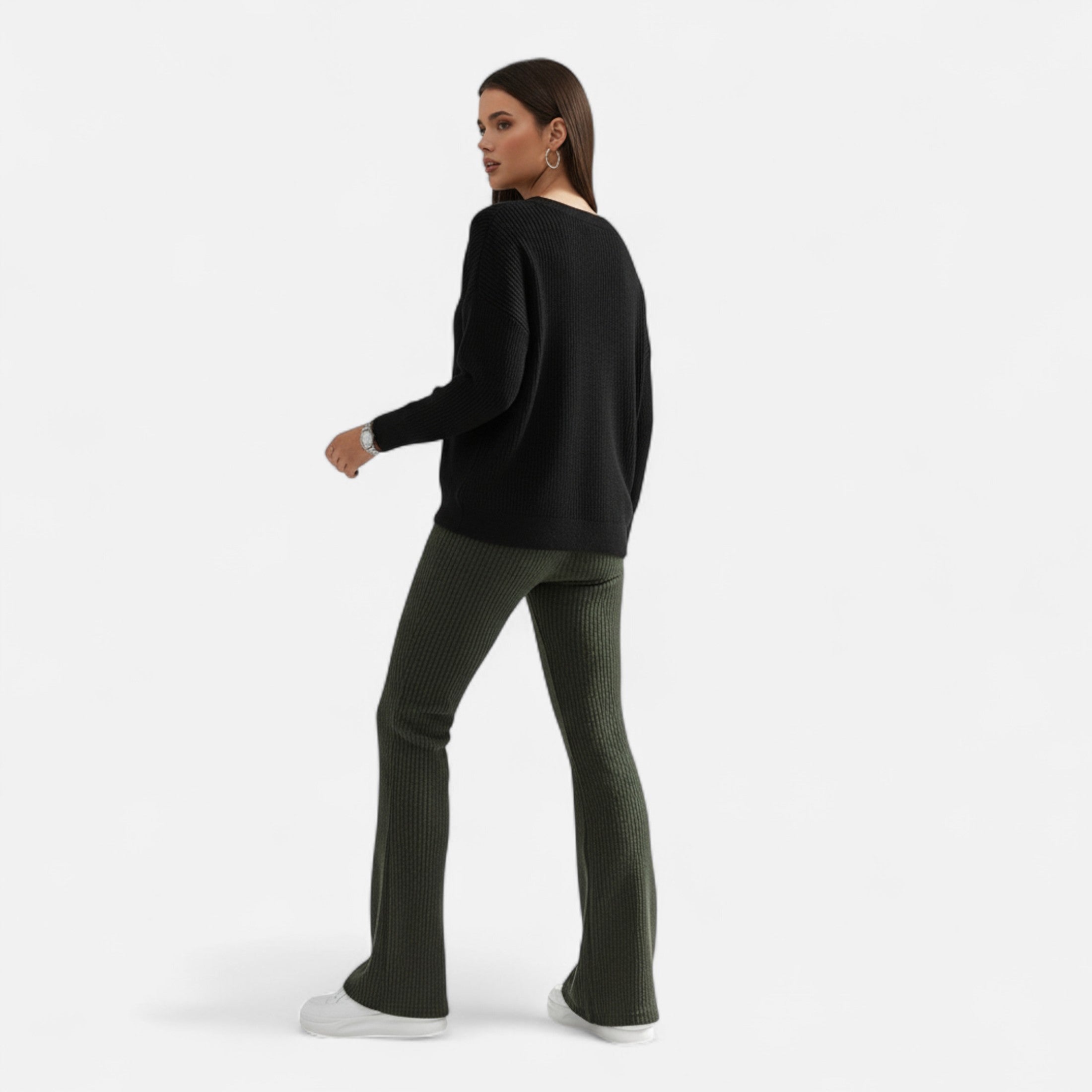 Eliaro Moda | Pantalón Elegante Cintura Alta Mujer