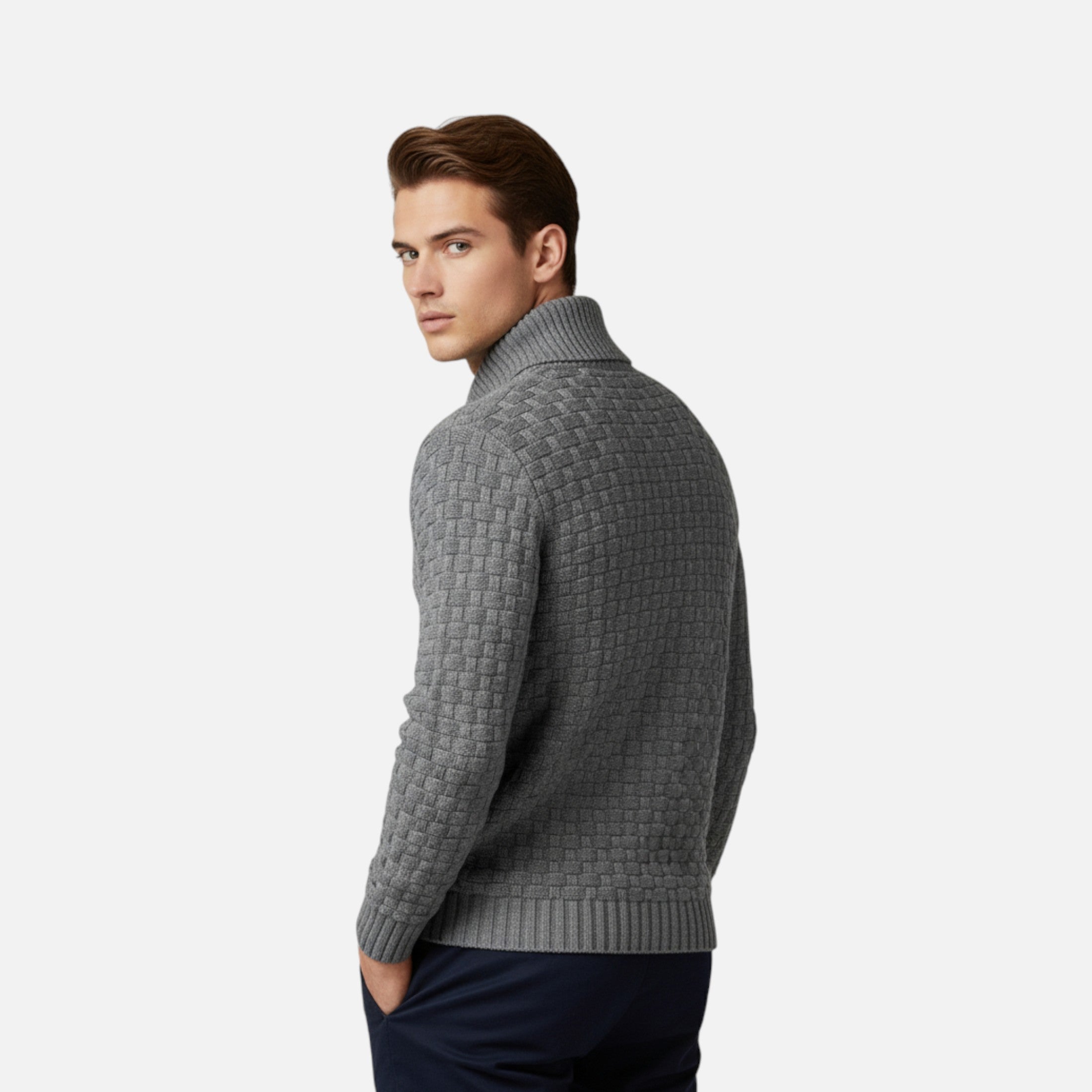 Eliaro Moda | Jersey Hombre Invierno Cuello Alto Térmico