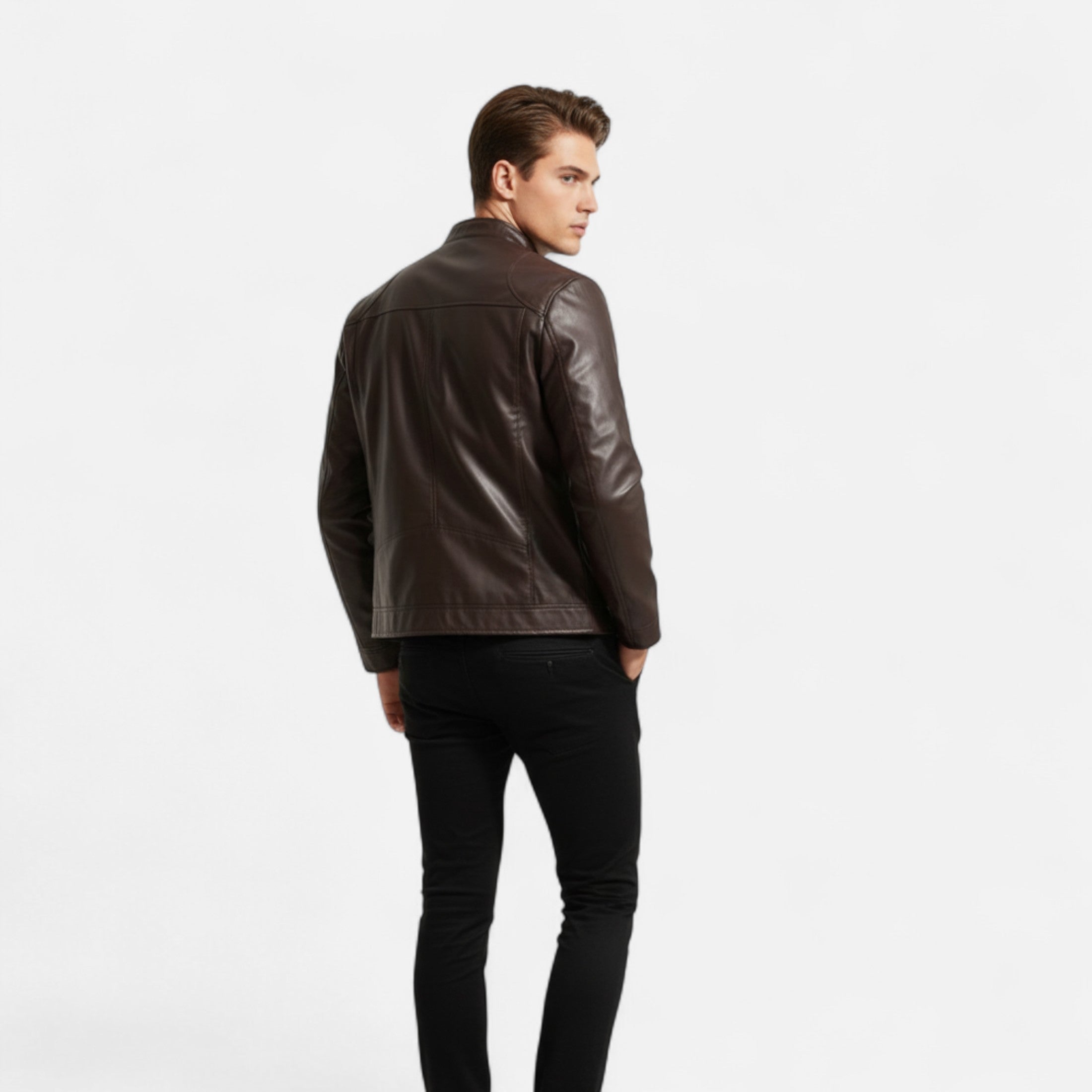 Eliaro Moda | Chaqueta de Piel Atemporal para Hombre