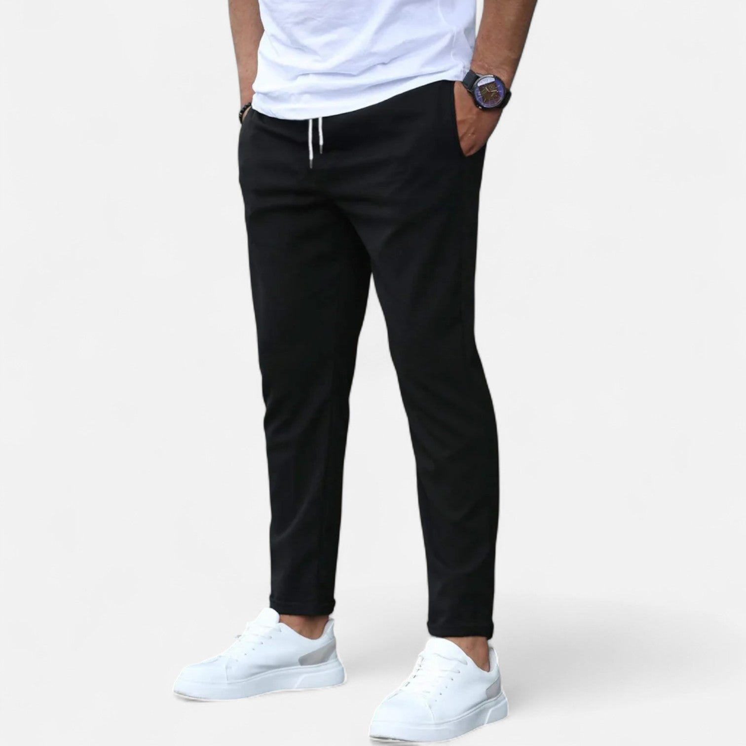 Eliaro Moda | Pantalones Elásticos para Hombre – Comodidad Dinámica, Estilo Sofisticado