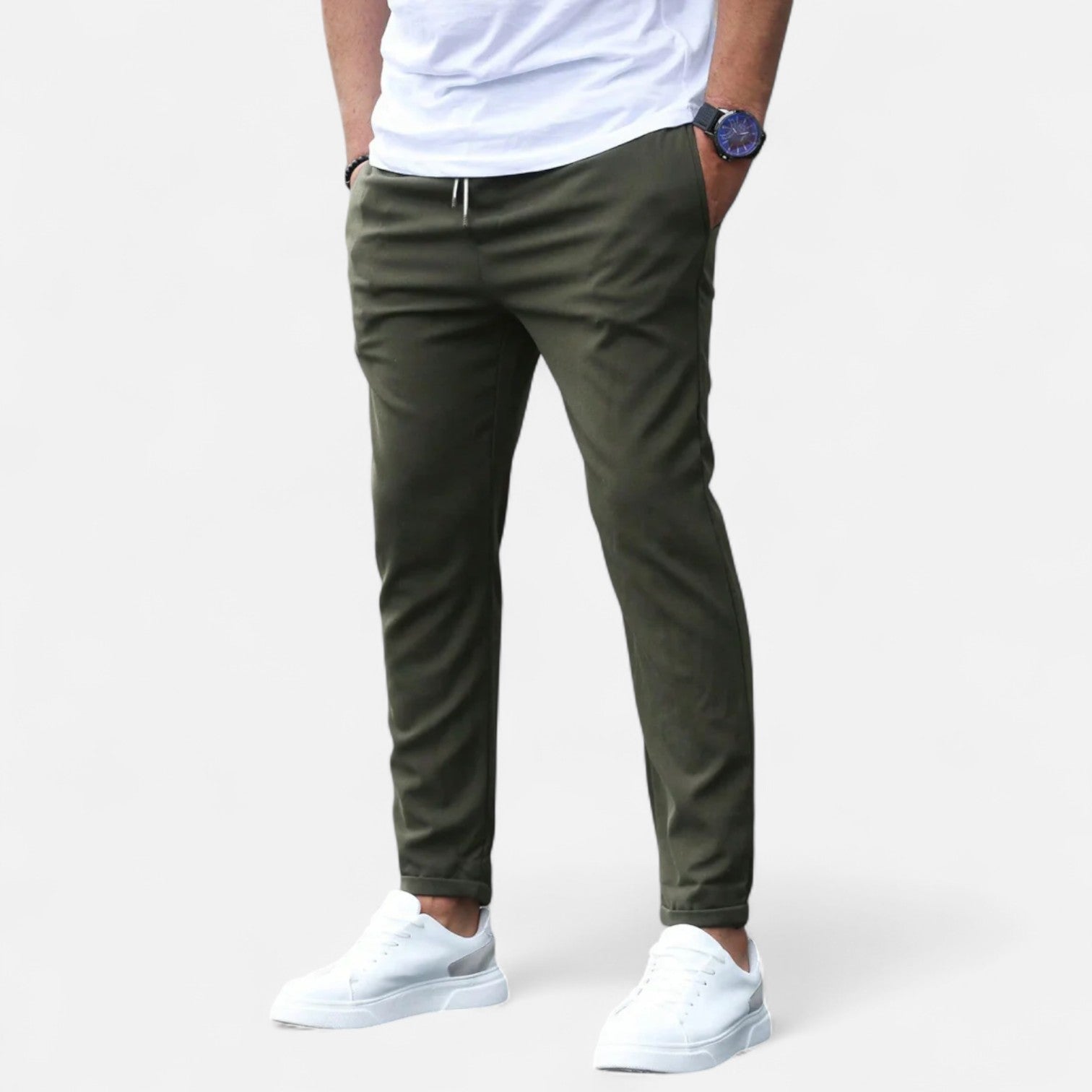Eliaro Moda | Pantalones Elásticos para Hombre – Comodidad Dinámica, Estilo Sofisticado