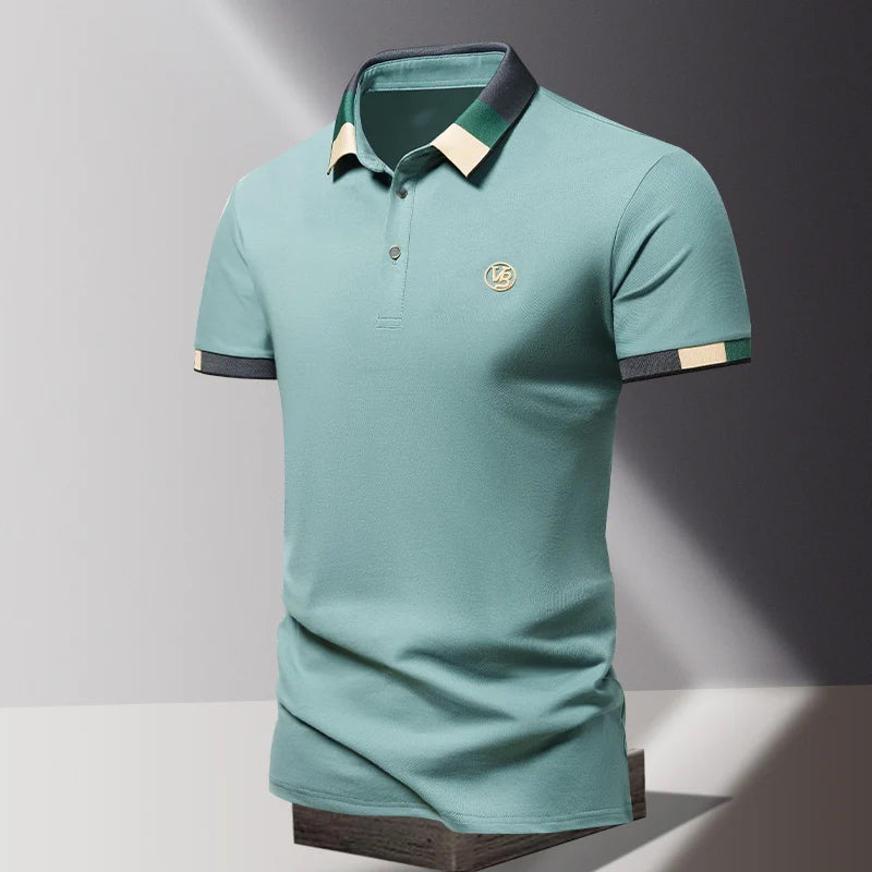 Polo uomo manica corta collo classico vestibilità comoda