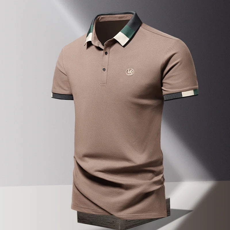 Polo uomo manica corta collo classico vestibilità comoda
