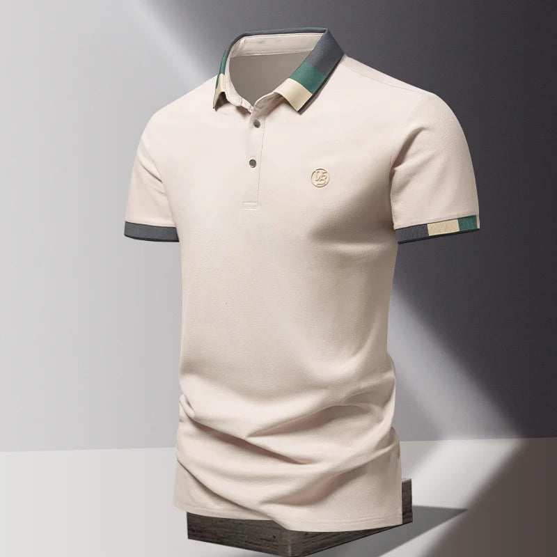 Polo uomo manica corta collo classico vestibilità comoda