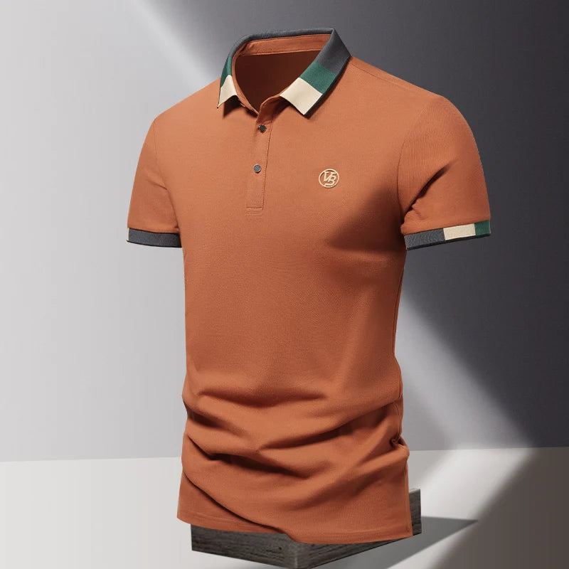 Polo uomo manica corta collo classico vestibilità comoda