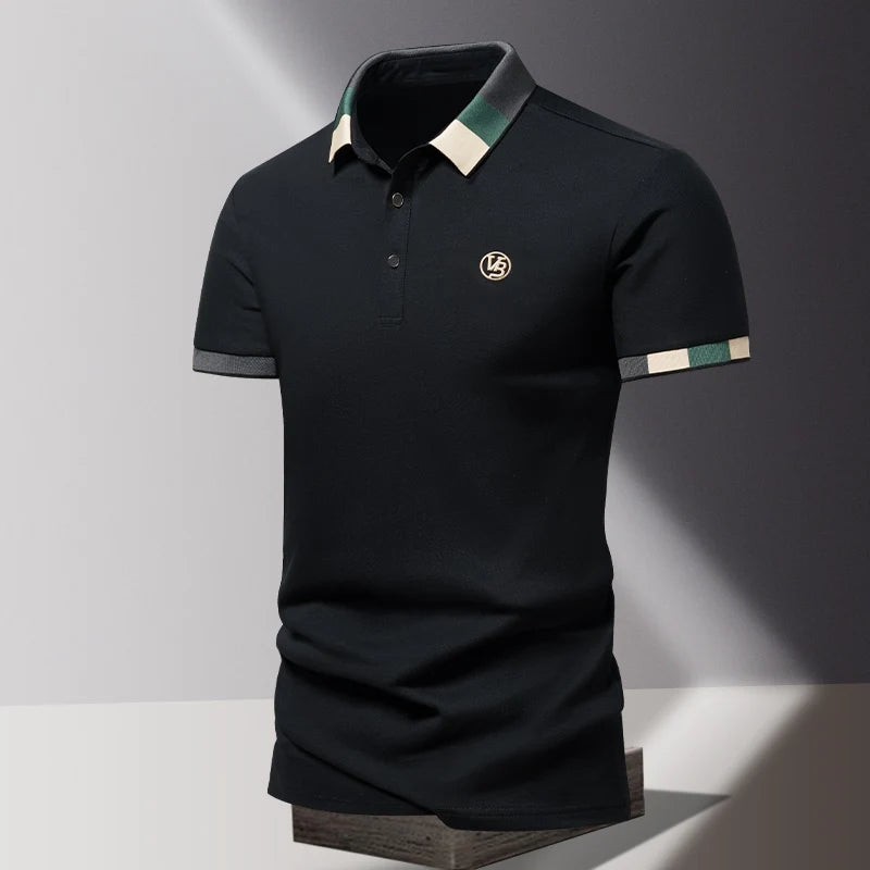 Polo uomo manica corta collo classico vestibilità comoda
