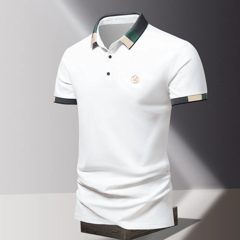 Polo uomo manica corta collo classico vestibilità comoda