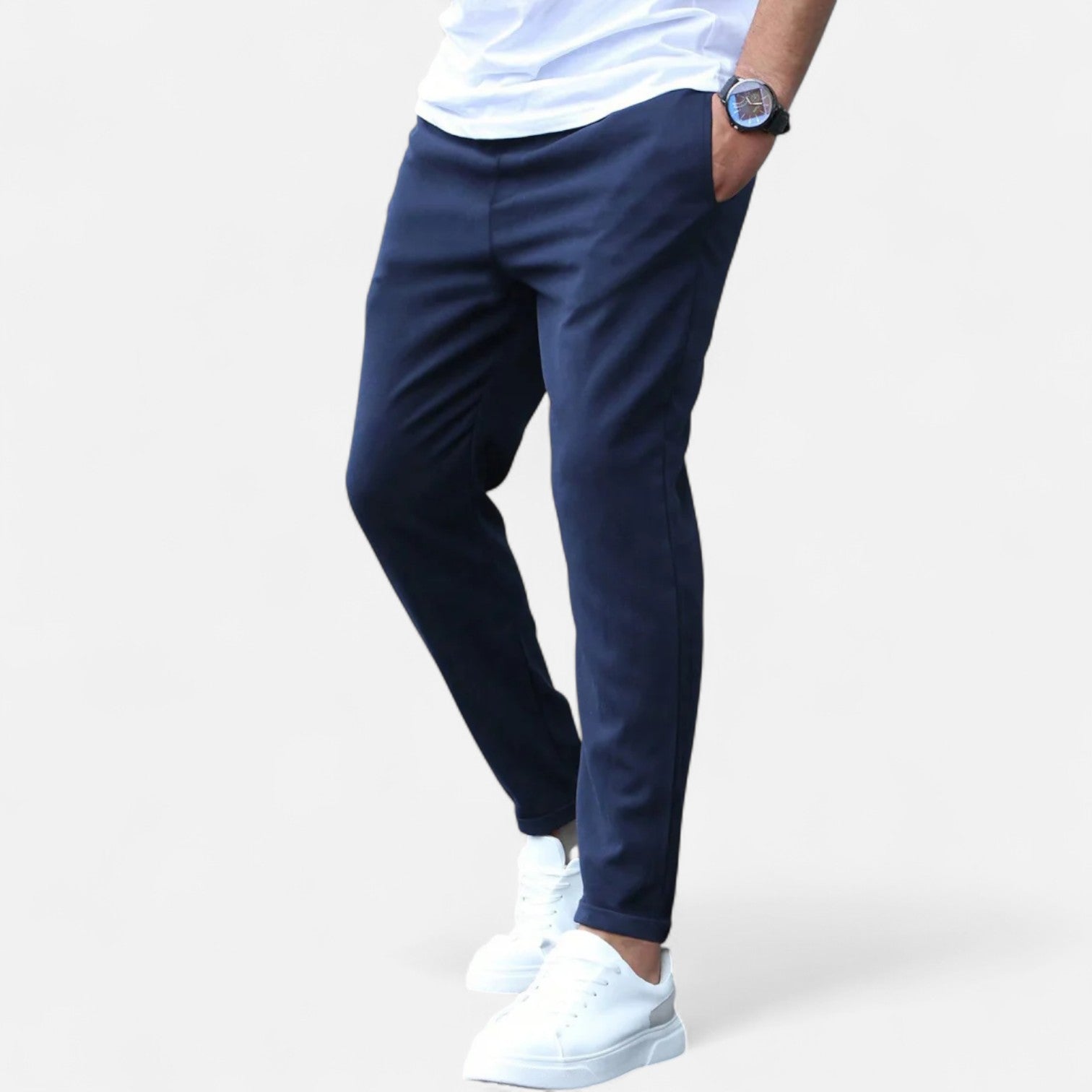 Eliaro Moda | Pantalones Elásticos para Hombre – Comodidad Dinámica, Estilo Sofisticado