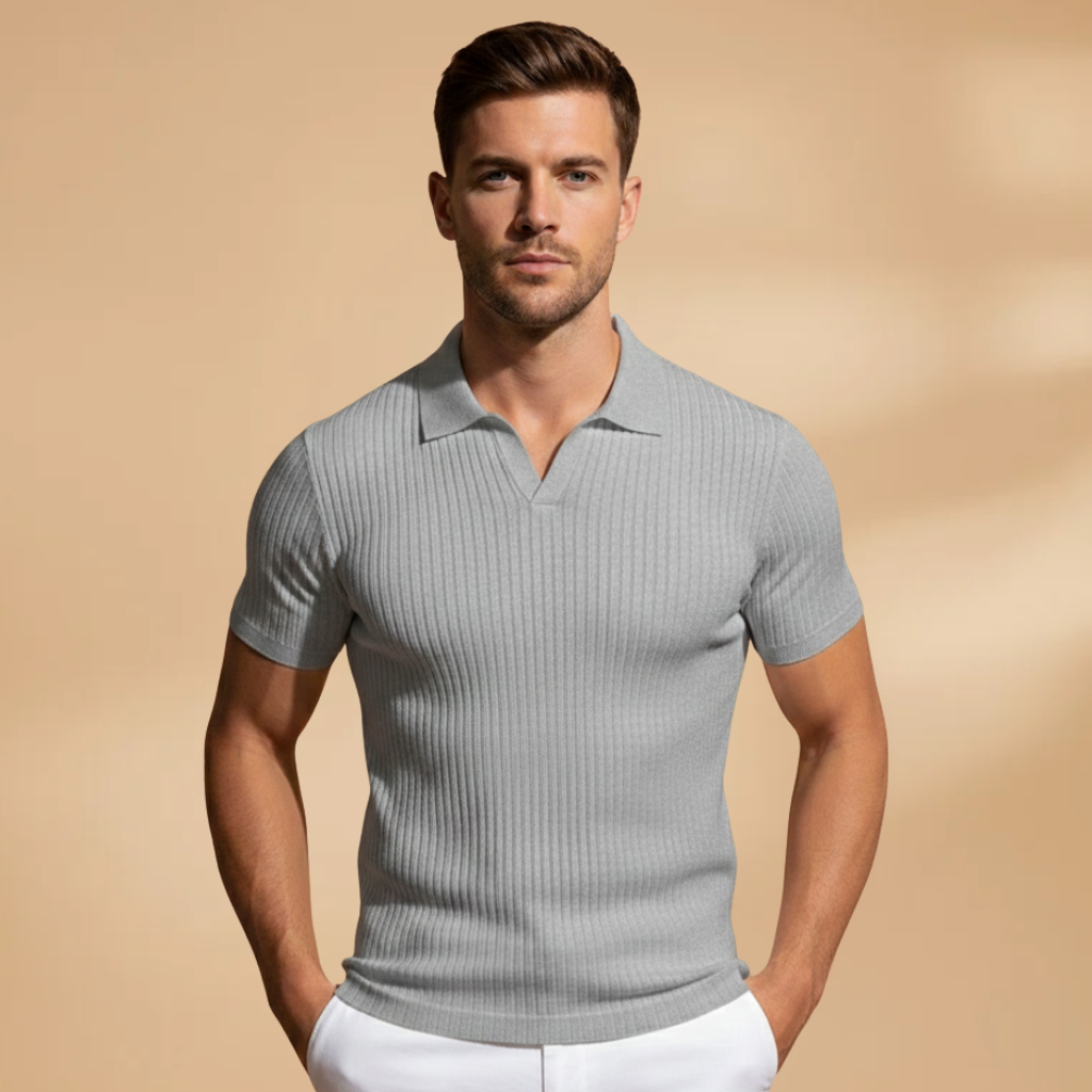 Polo en maille homme | t-shirt coupe slim pour bureau
