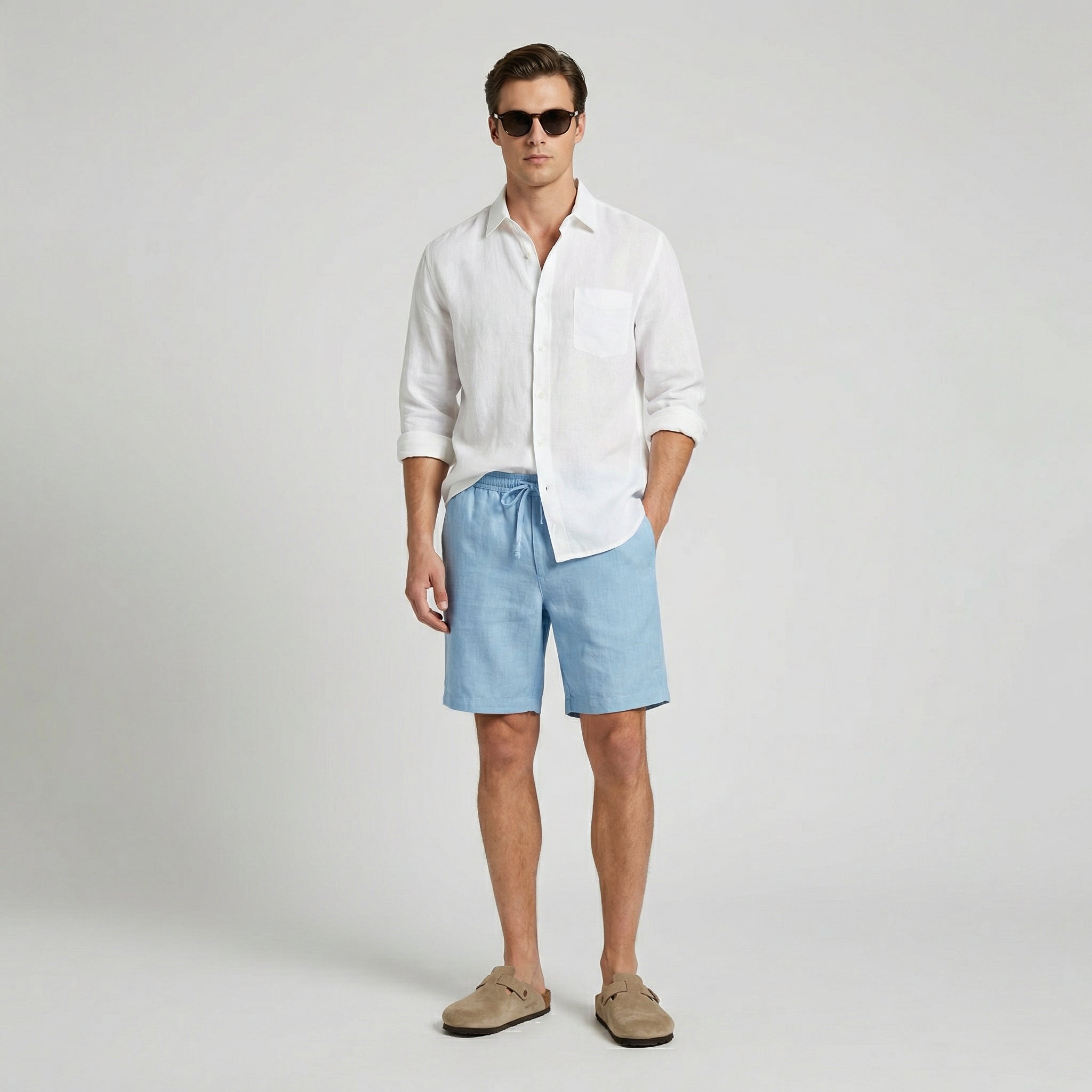 Men's linen shorts | summer short pants
